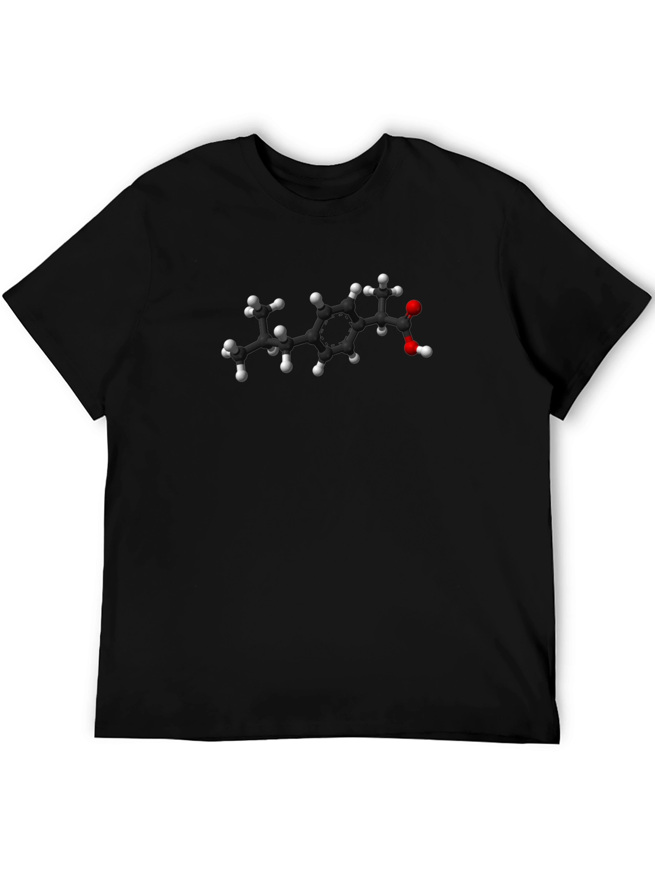 Molecular Structure Graphic Print T-Shirt