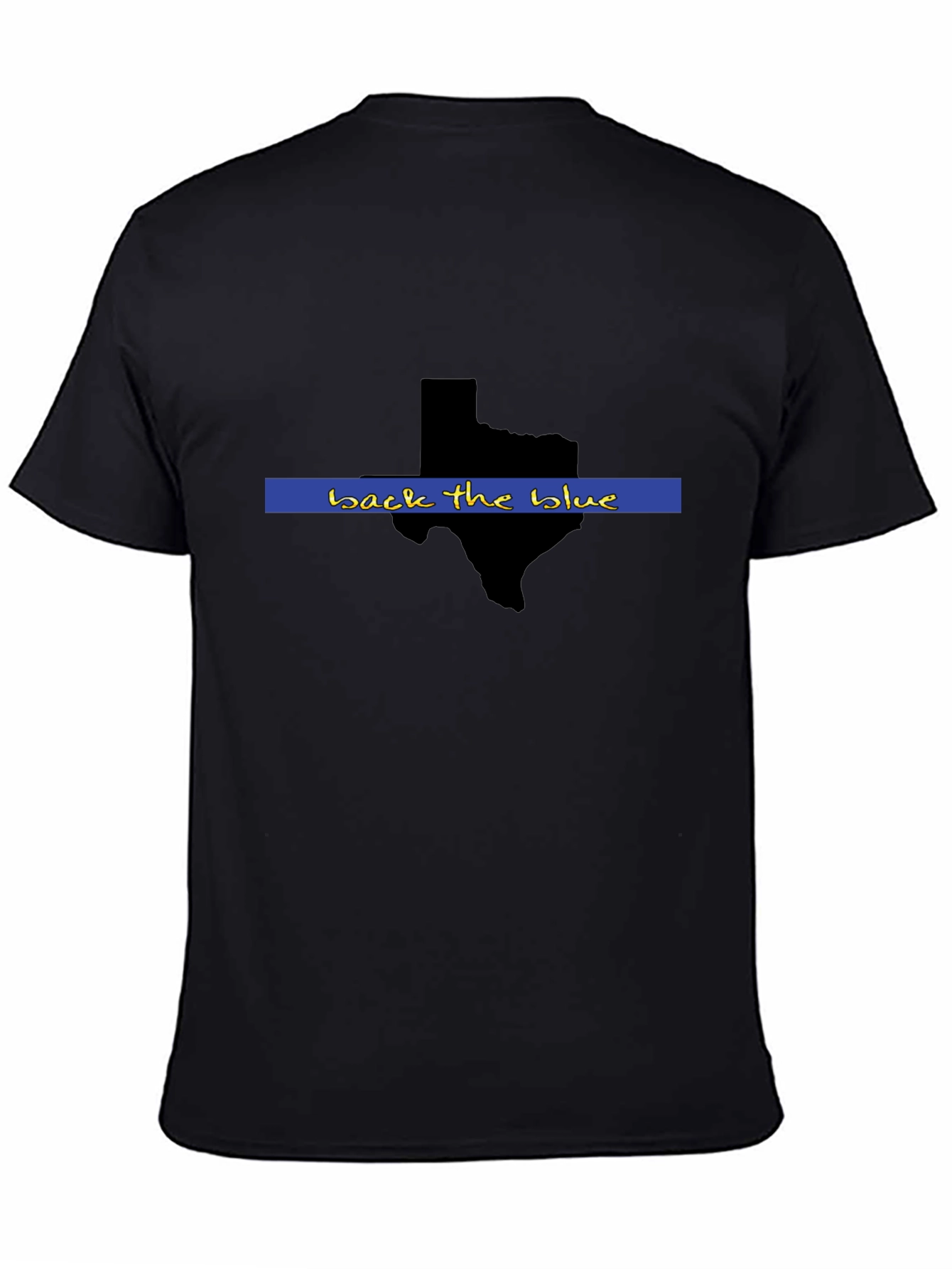 Back the Blue Texas State Support T-Shirt