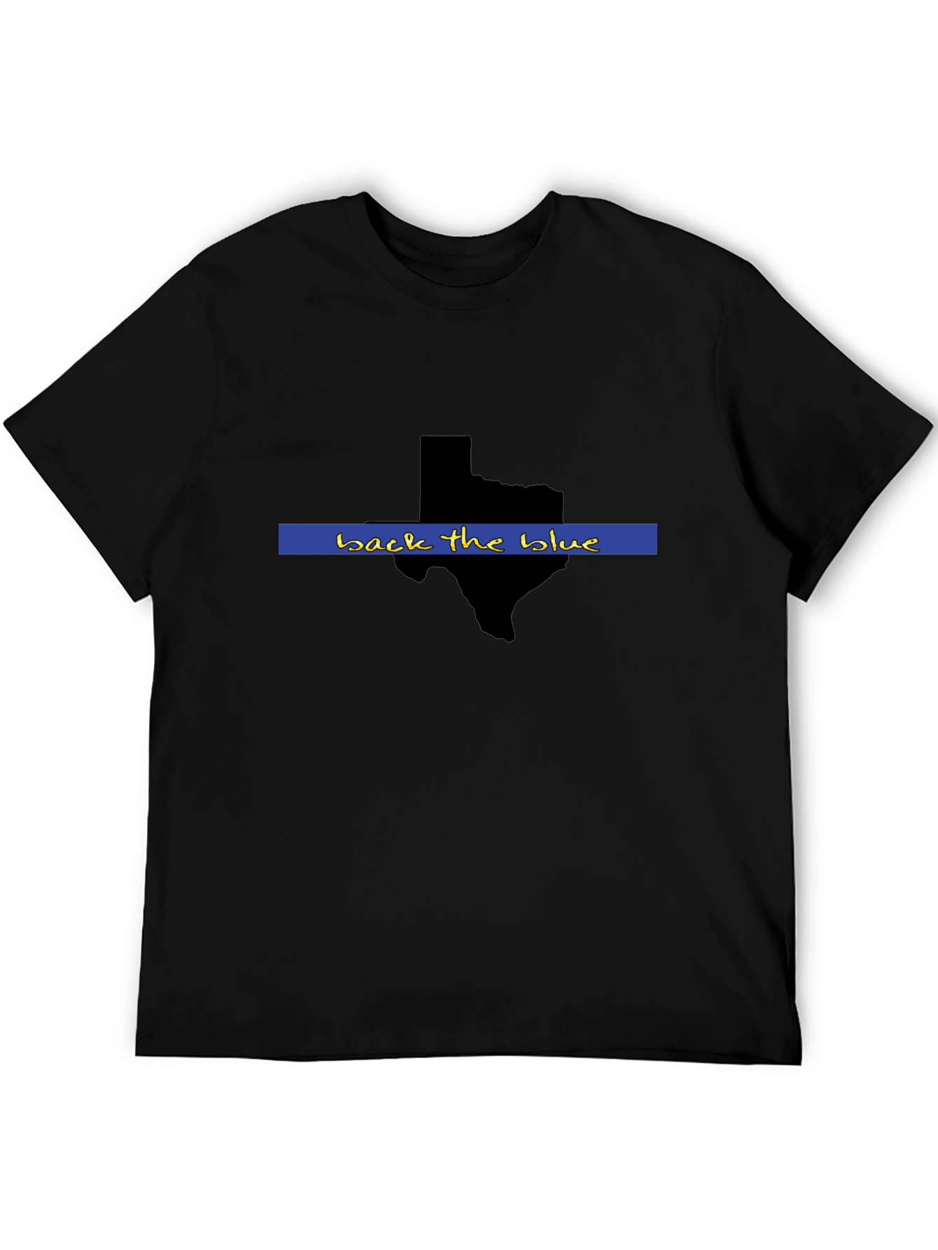 Back the Blue Texas State Support T-Shirt