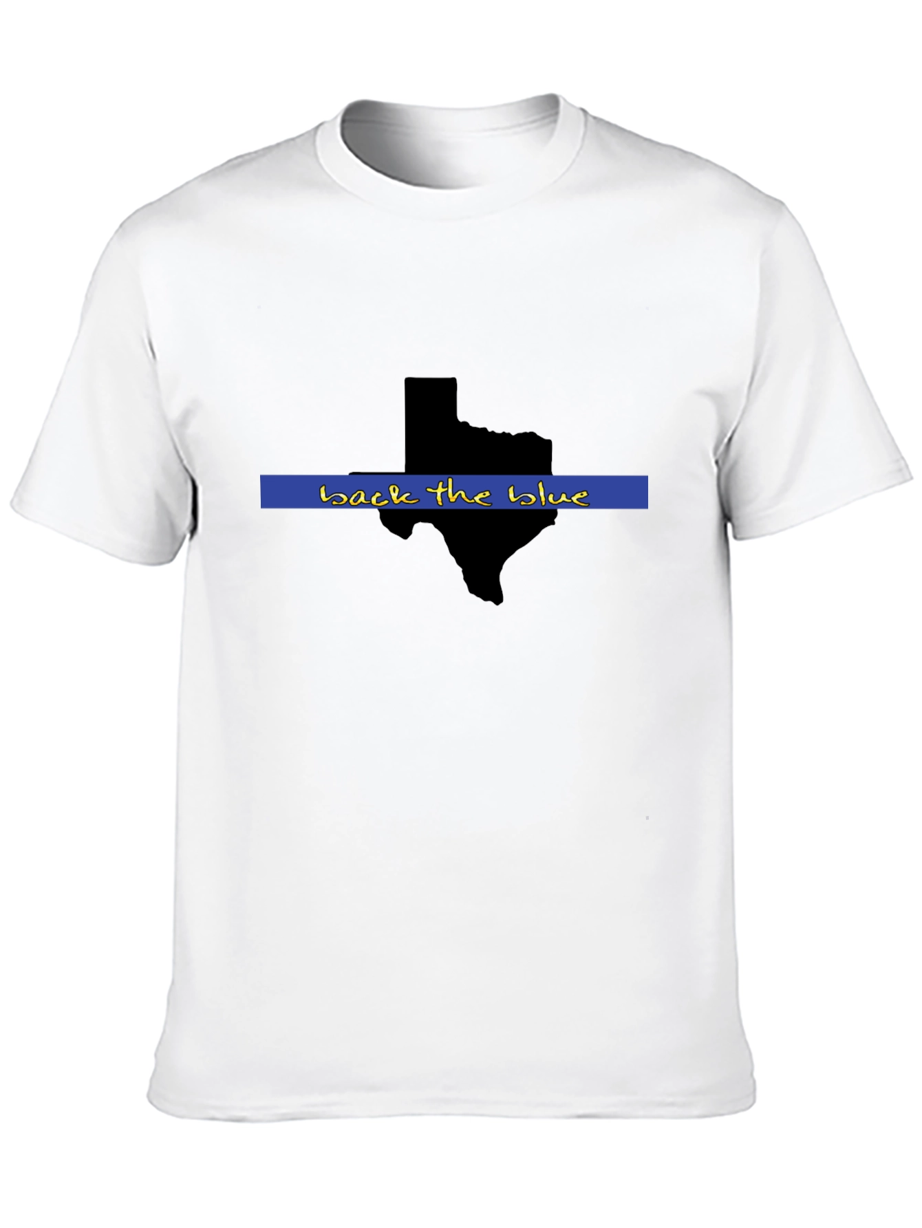 Back the Blue Texas State Support T-Shirt