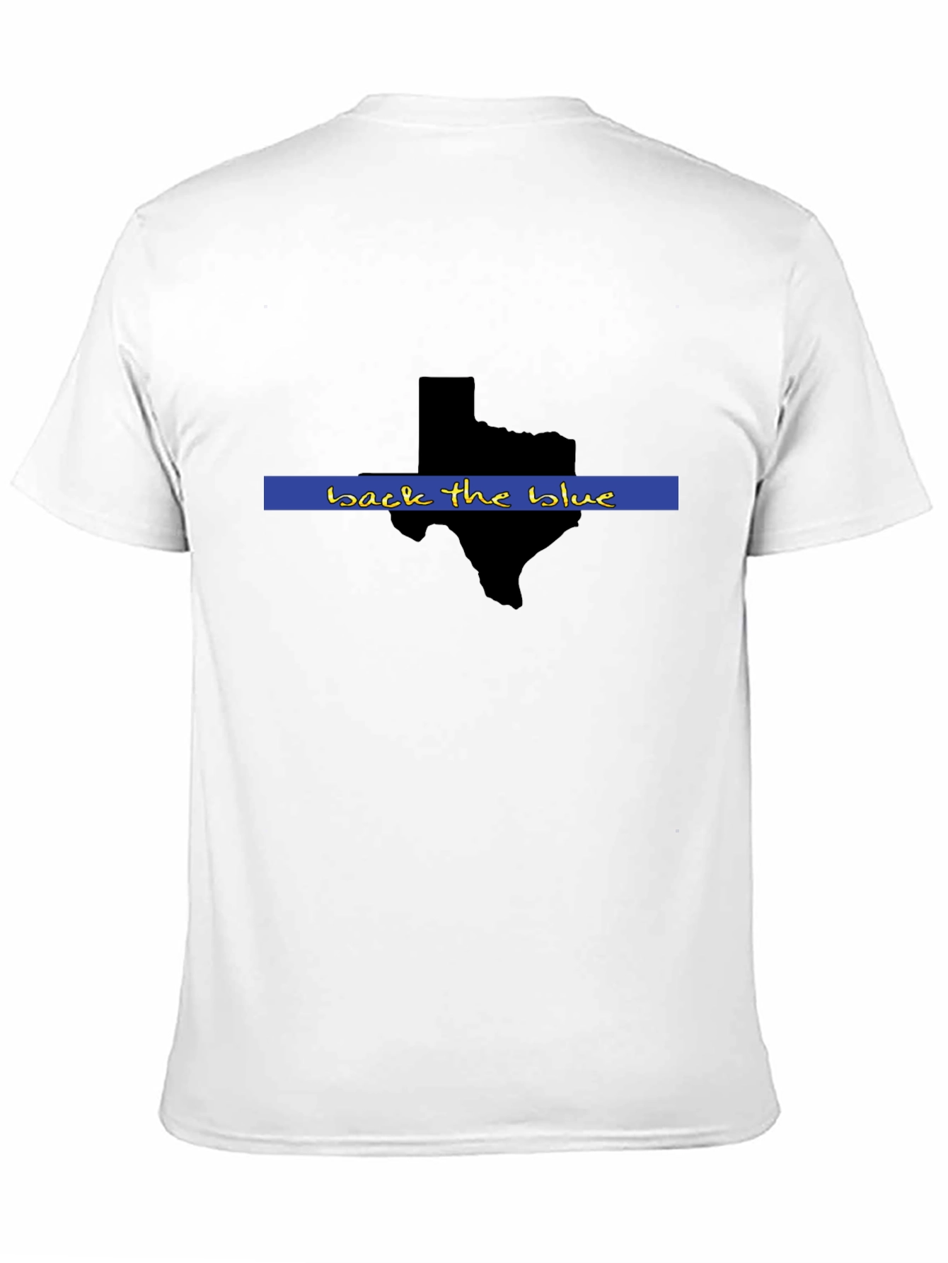 Back the Blue Texas State Support T-Shirt
