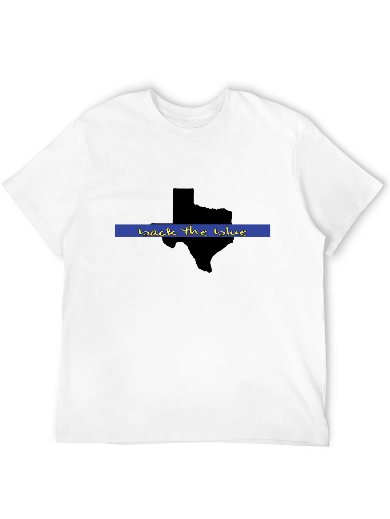 Back the Blue Texas State Support T-Shirt