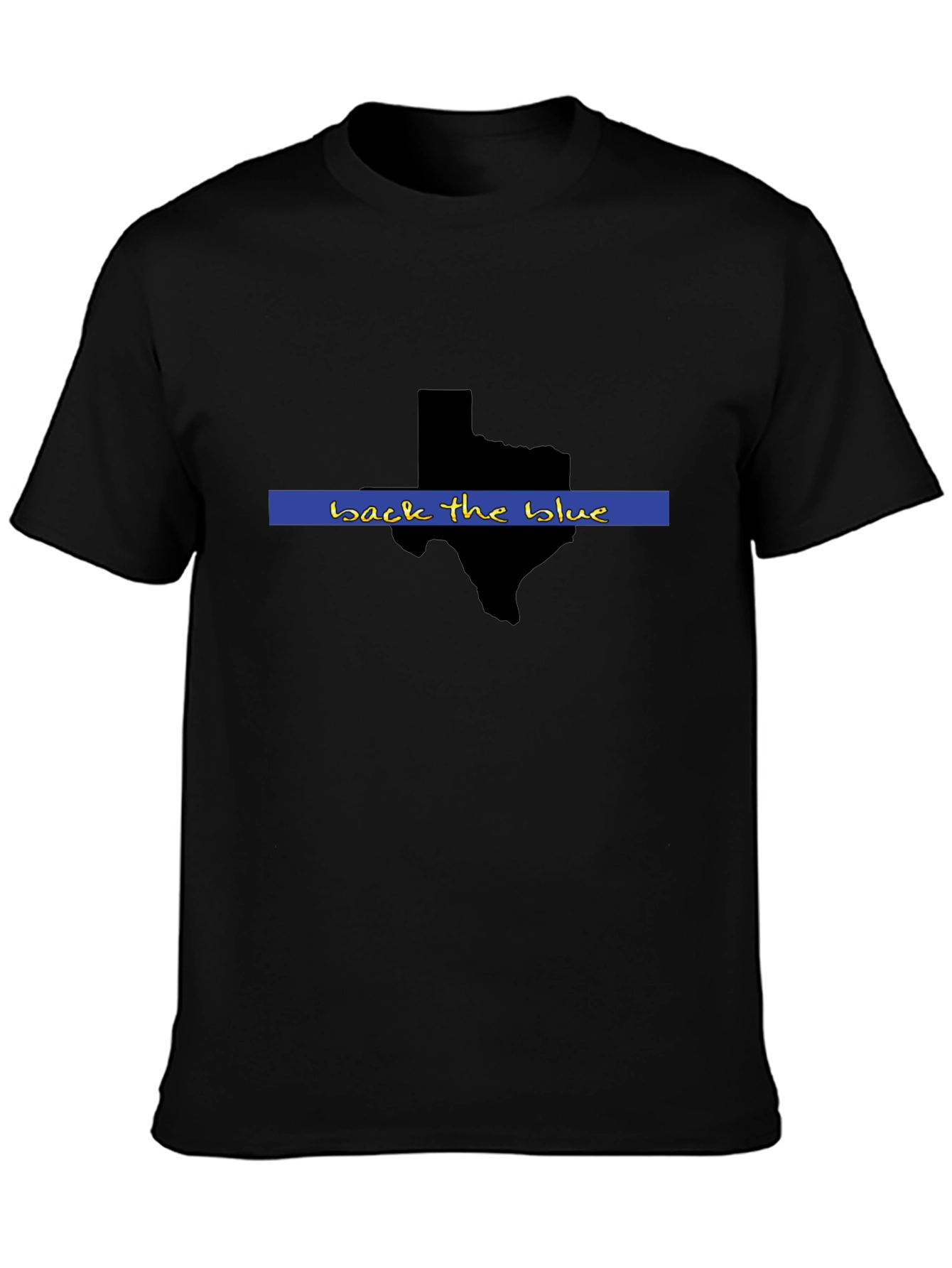Back the Blue Texas State Support T-Shirt