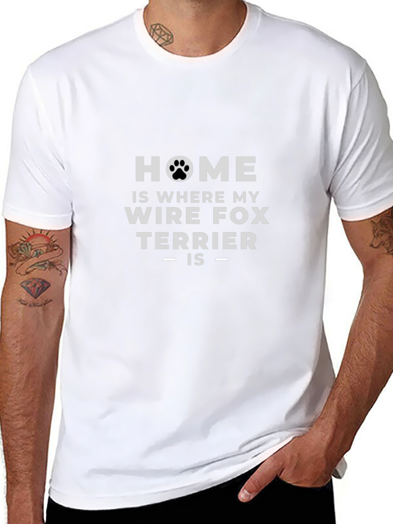 Wire Fox Terrier Home T-Shirt