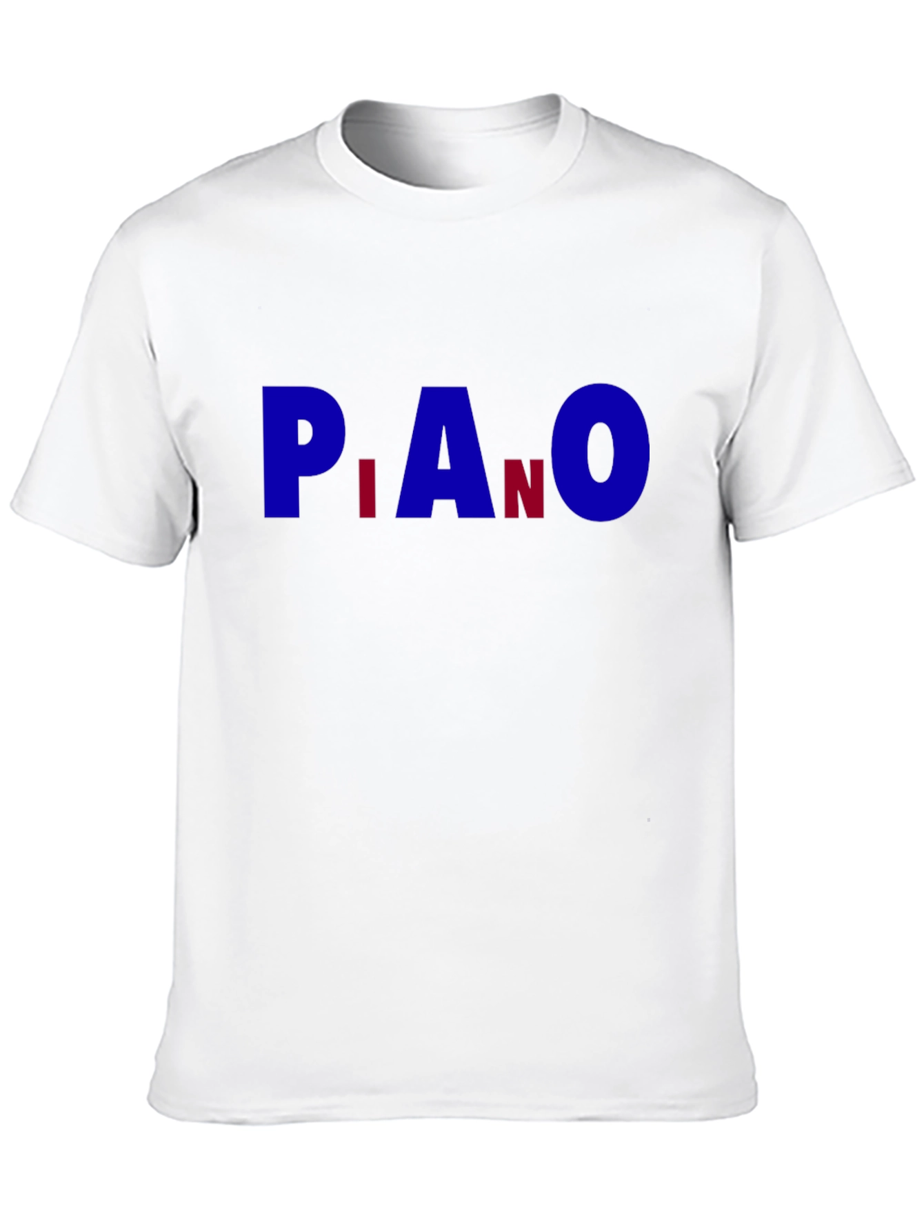 Piano Element Abbreviation Black T-Shirt