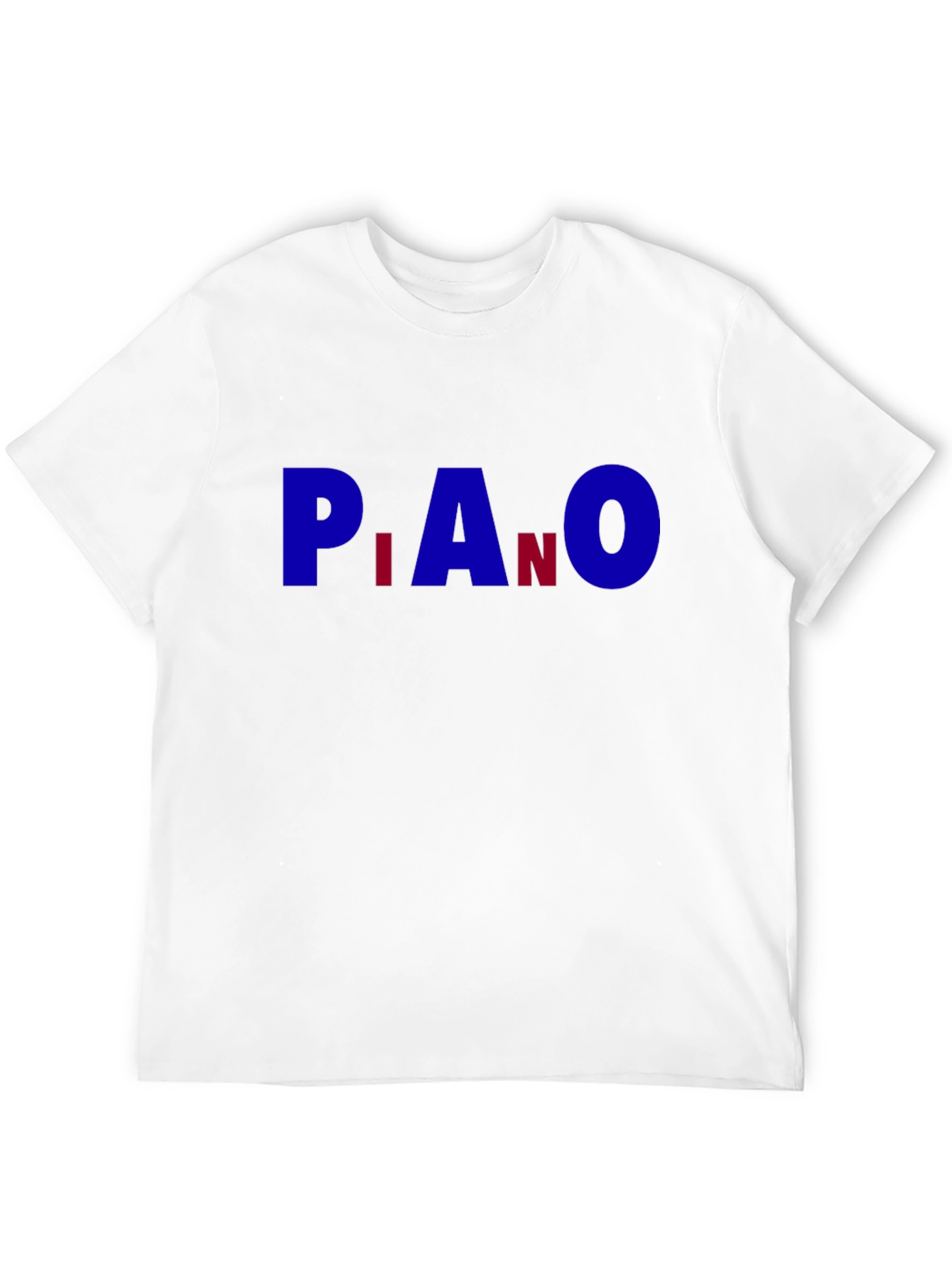 Piano Element Abbreviation Black T-Shirt