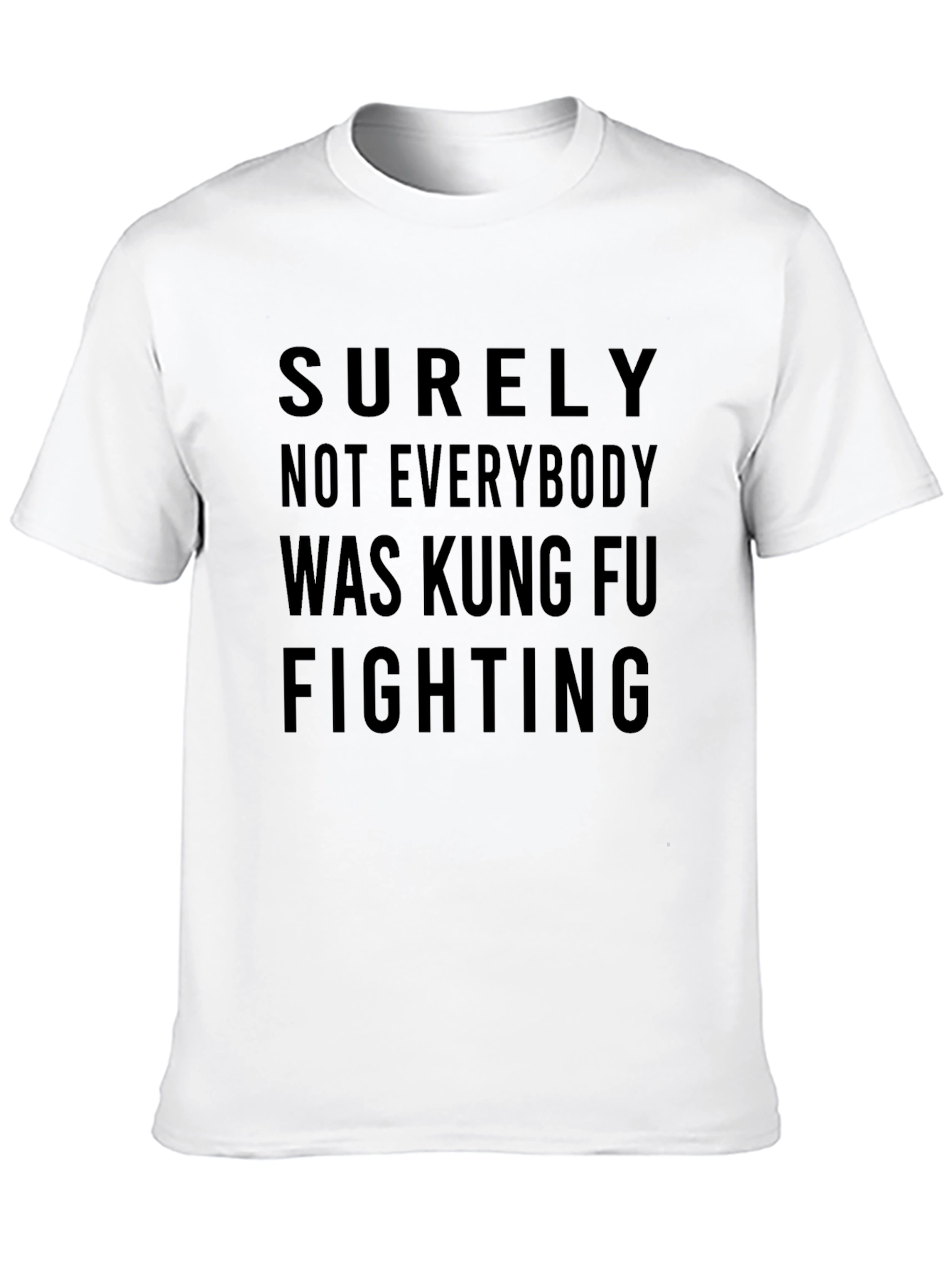 Kung Fu Fighting Graphic Tee - Black