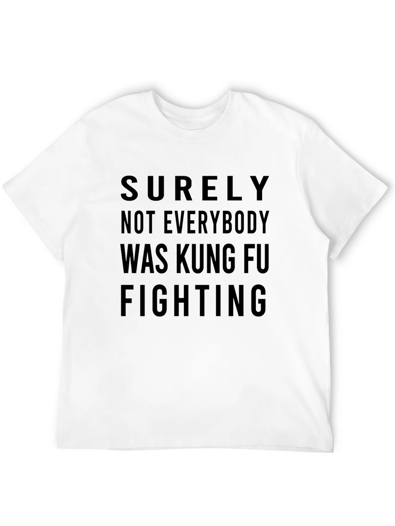 Kung Fu Fighting Graphic Tee - Black