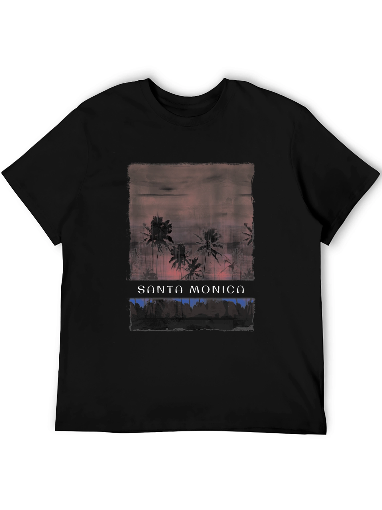Santa Monica Palm Tree Graphic Tee
