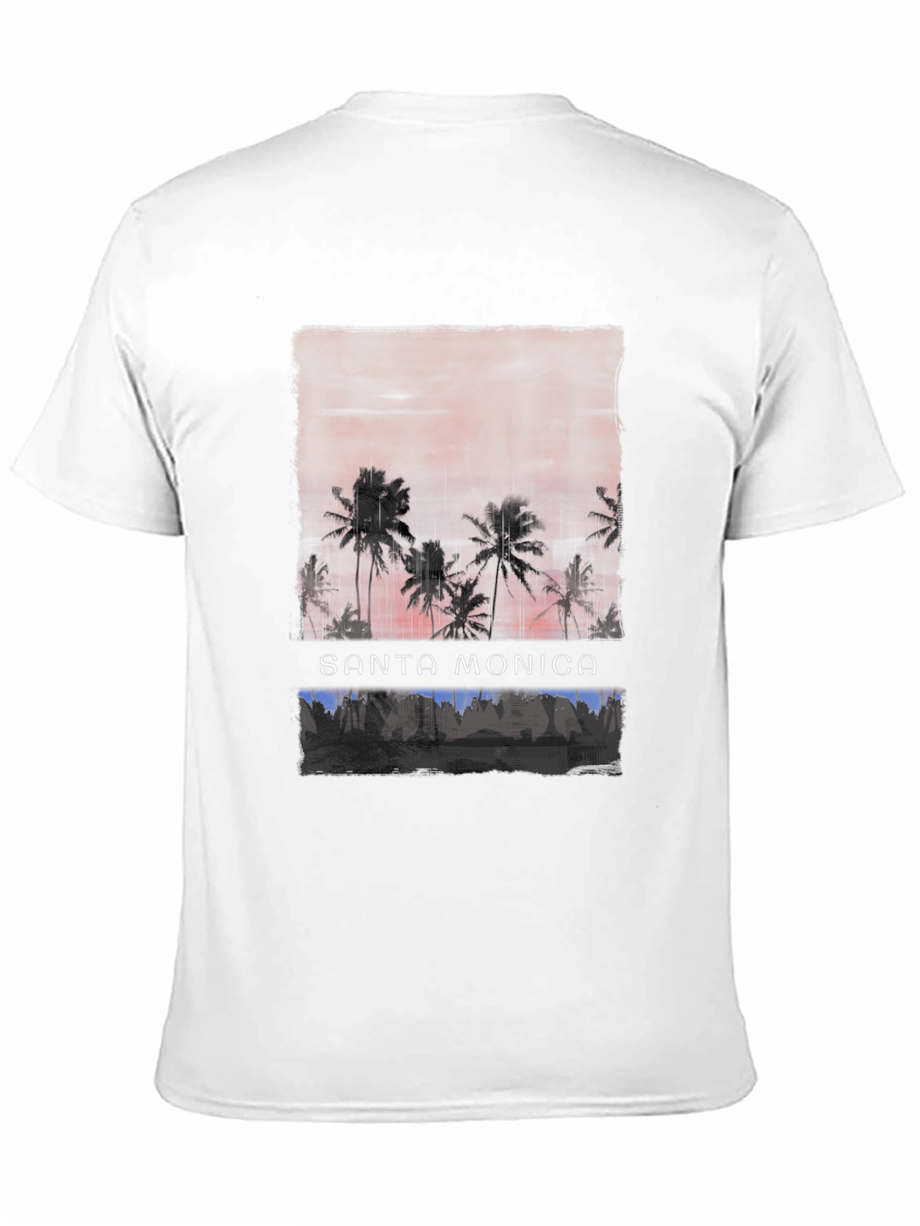 Santa Monica Palm Tree Graphic Tee