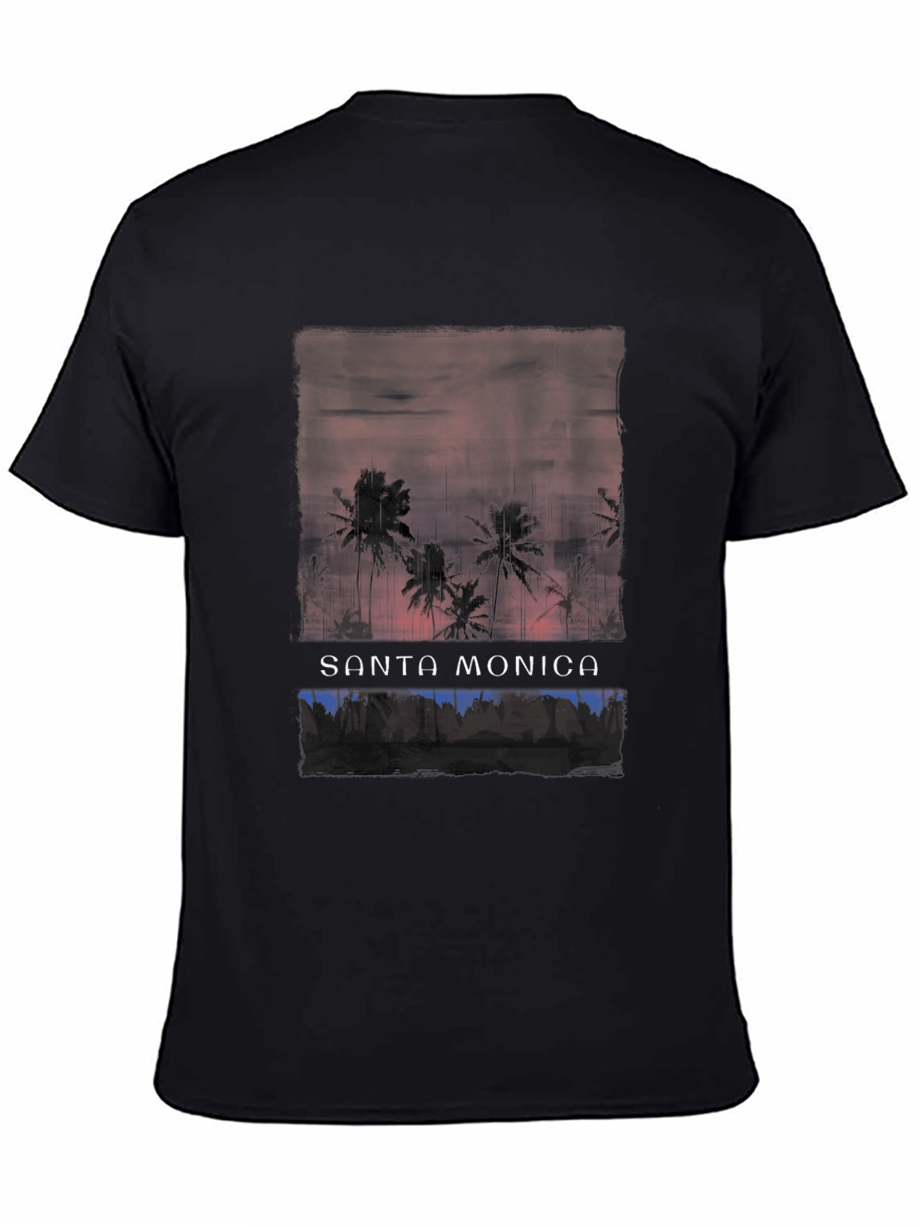 Santa Monica Palm Tree Graphic Tee