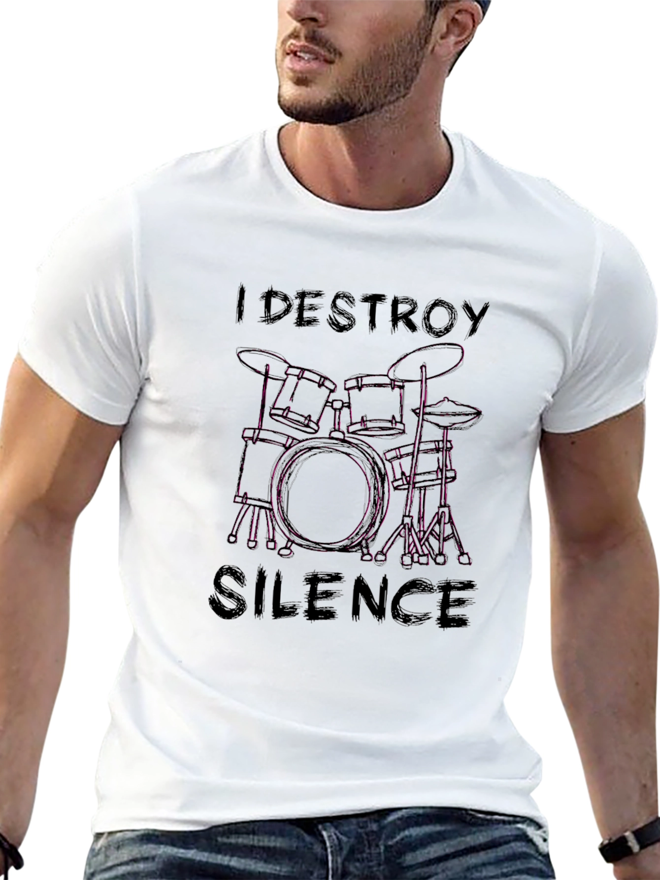 I DESTROY SILENCE Graphic T-Shirt