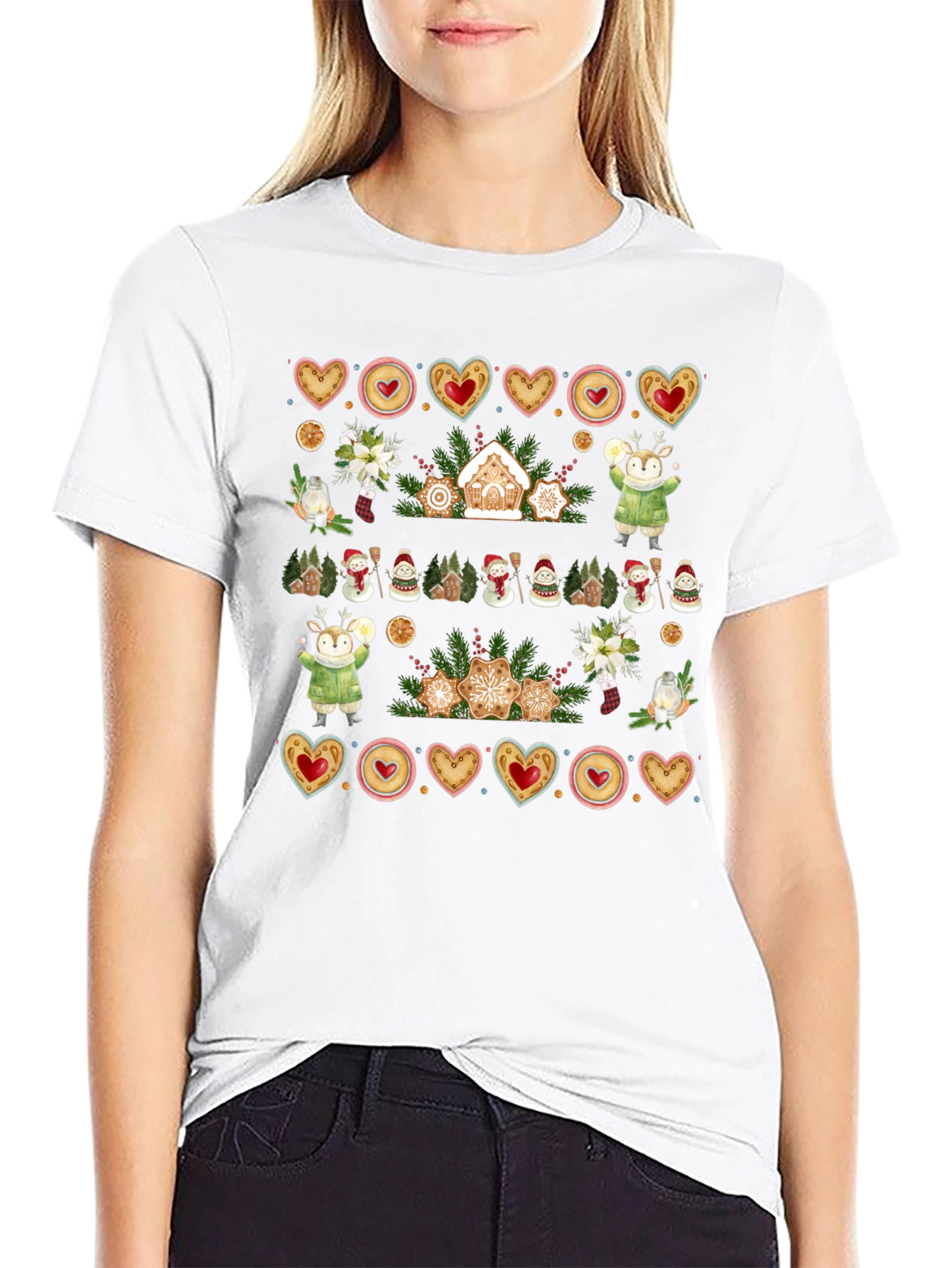Festive Christmas Cookie T-Shirt