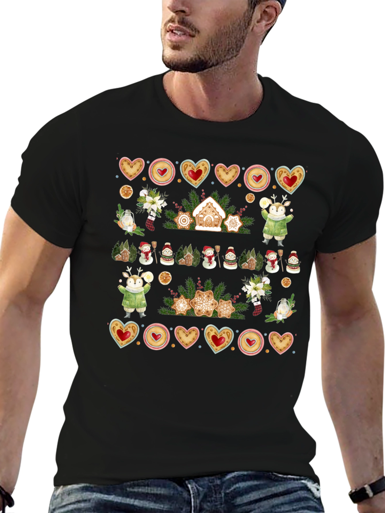 Festive Christmas Cookie T-Shirt