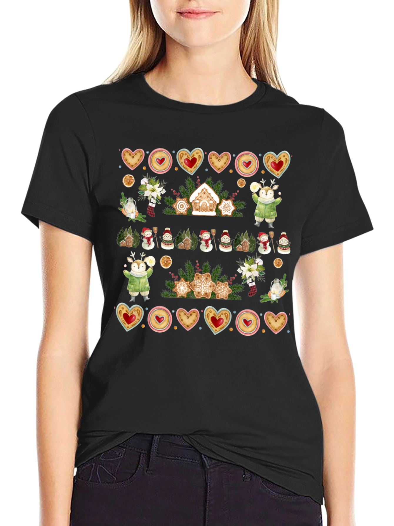 Festive Christmas Cookie T-Shirt