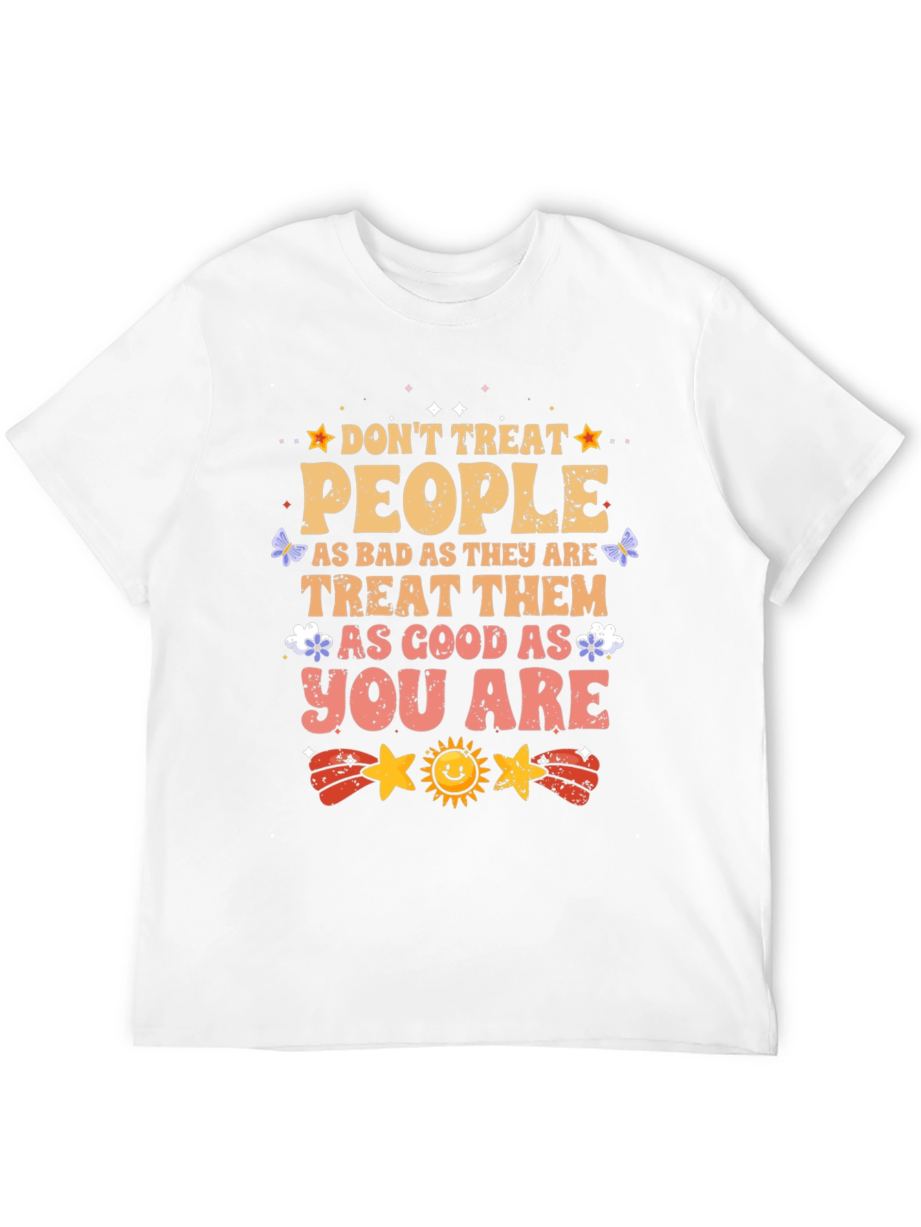Inspirational Graphic T-Shirt - Treat People With Kindness