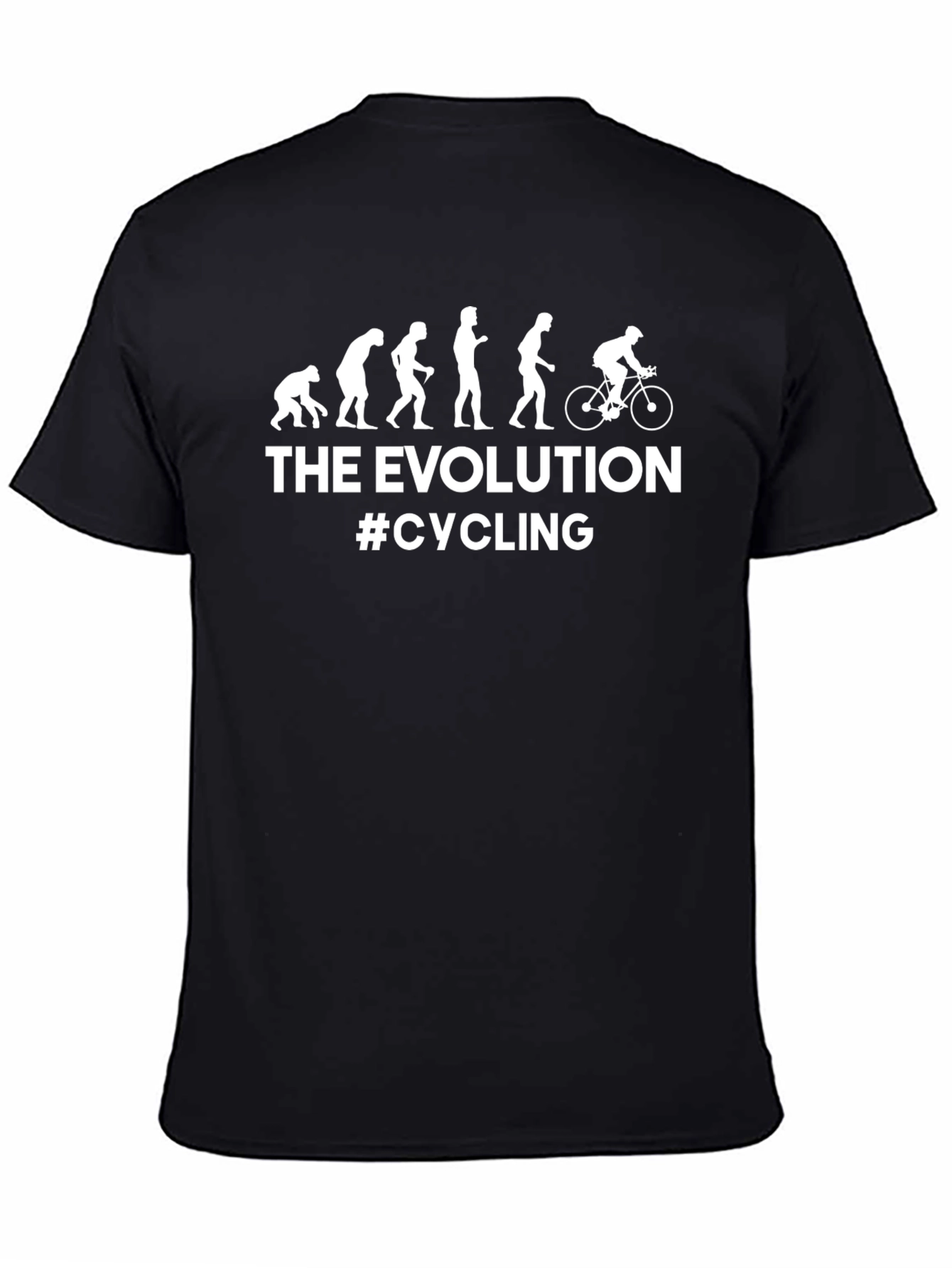 Cycling Evolution T-Shirt - Black