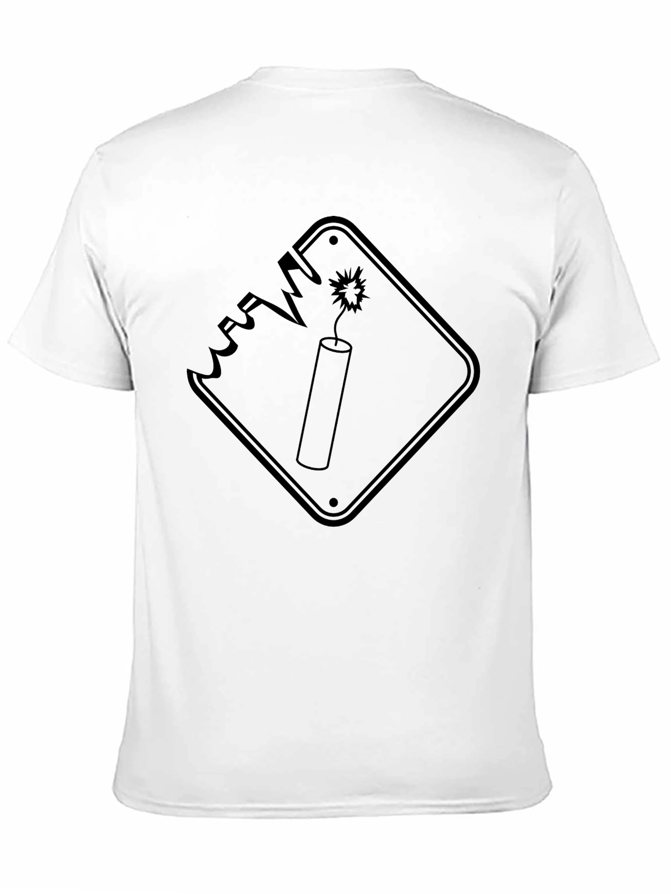 Explosive Style: Black Graphic Tee