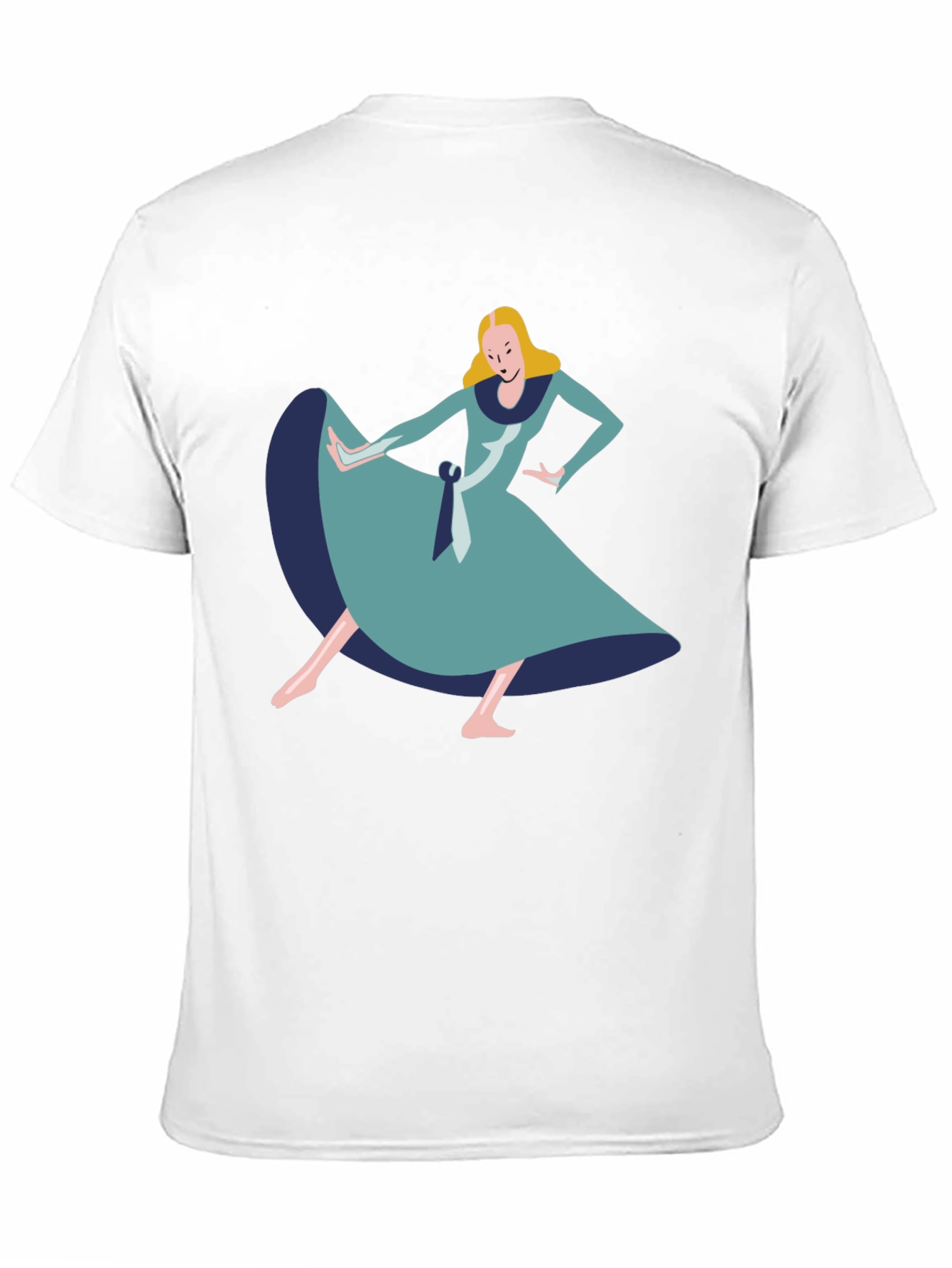 Alice in Wonderland Style Graphic Tee - Black