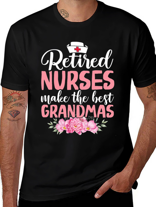 Retired Nurse Grandma T-Shirt