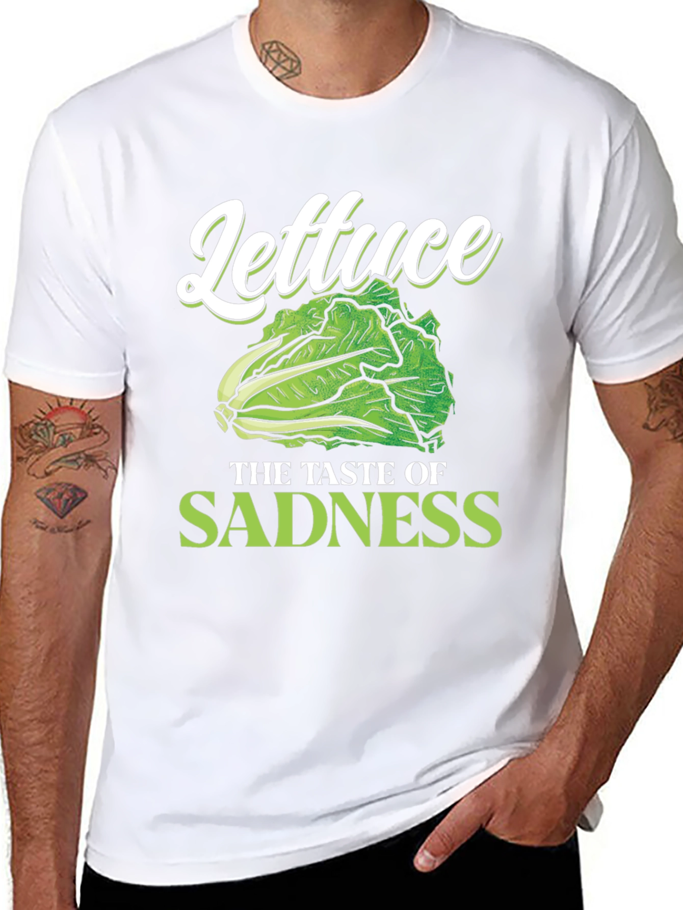 Lettuce Taste of Sadness Graphic T-Shirt