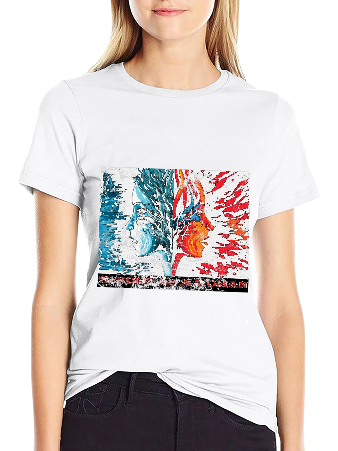 Strong As A Woman Graphic Tee