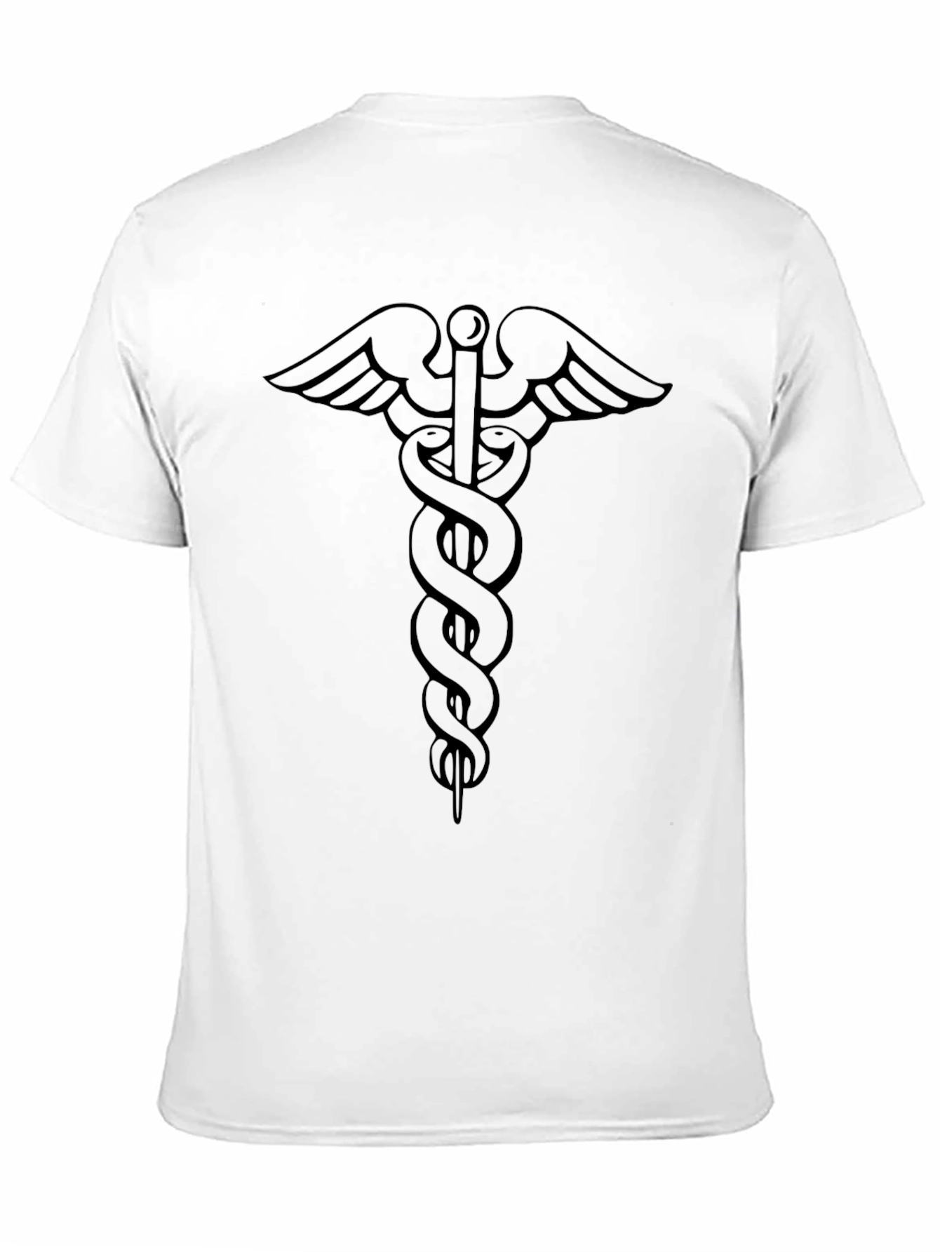 Caduceus Symbol T-Shirt - Medical Staff Apparel