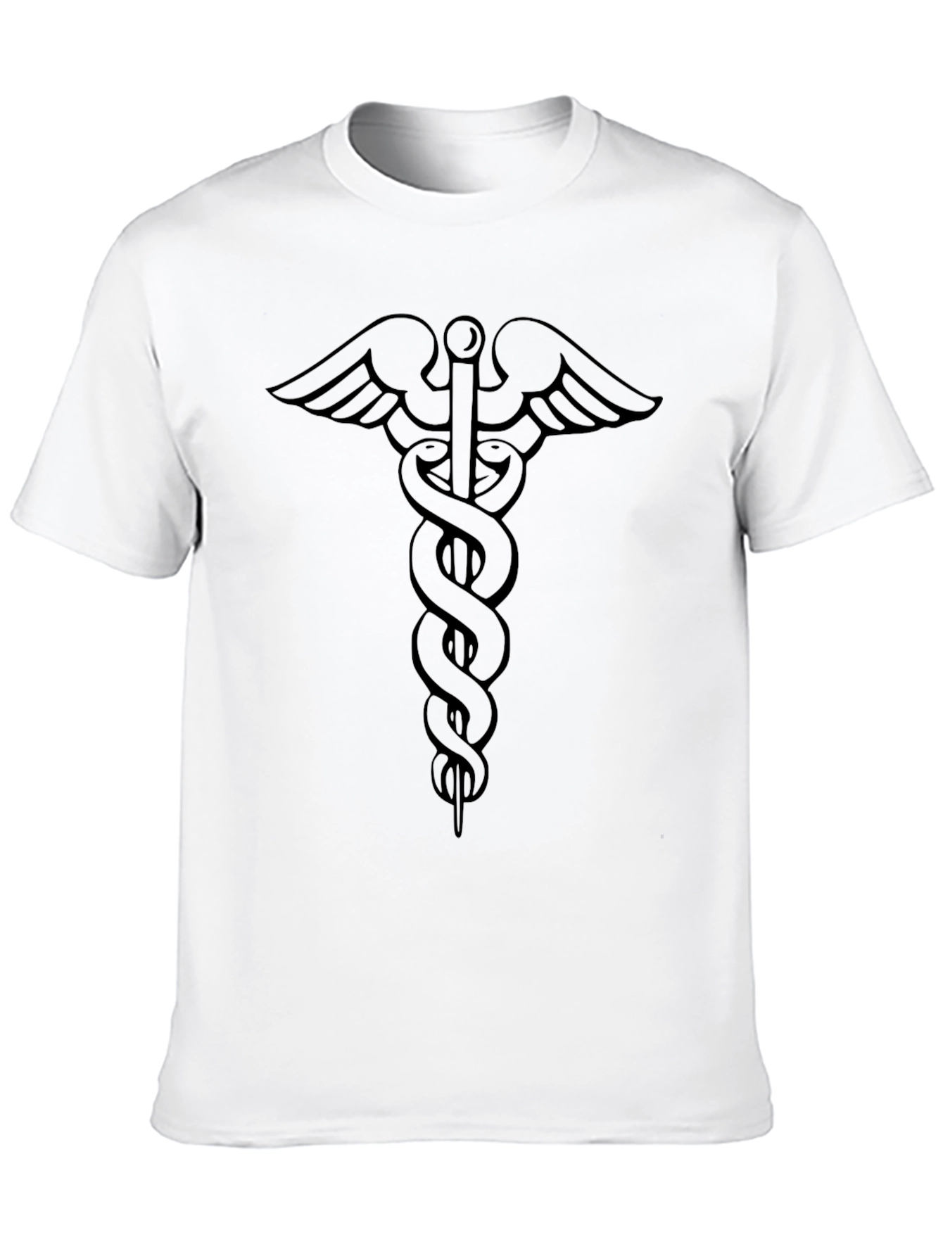 Caduceus Symbol T-Shirt - Medical Staff Apparel