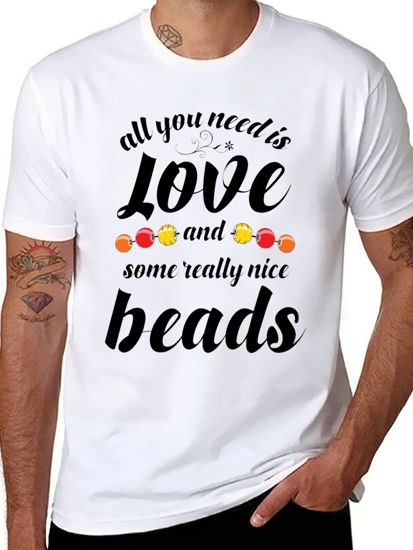 All You Need is Love and Beads T-Shirt