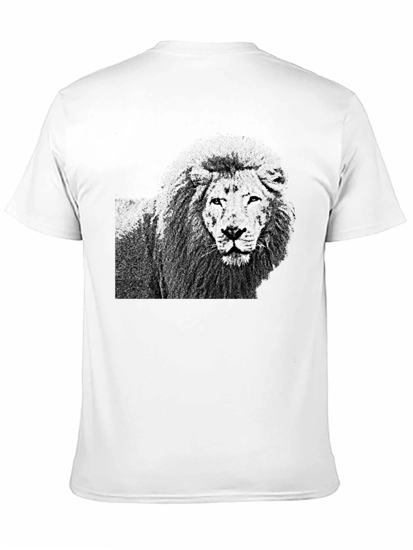 Lion Graphic Print Black T-Shirt