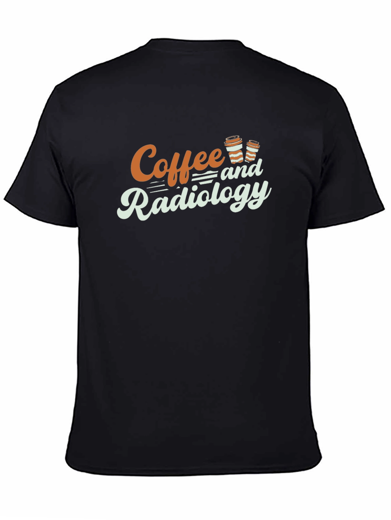 Coffee and Radiology Black Graphic Tee