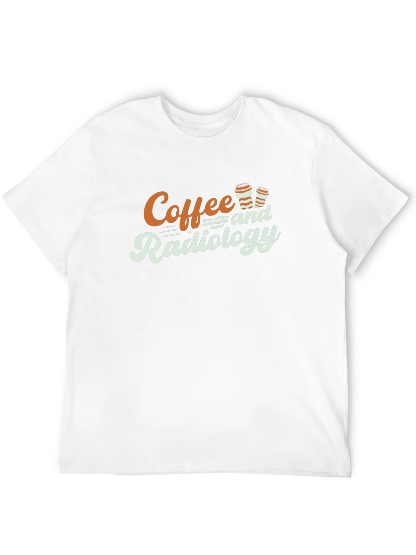 Coffee and Radiology Black Graphic Tee