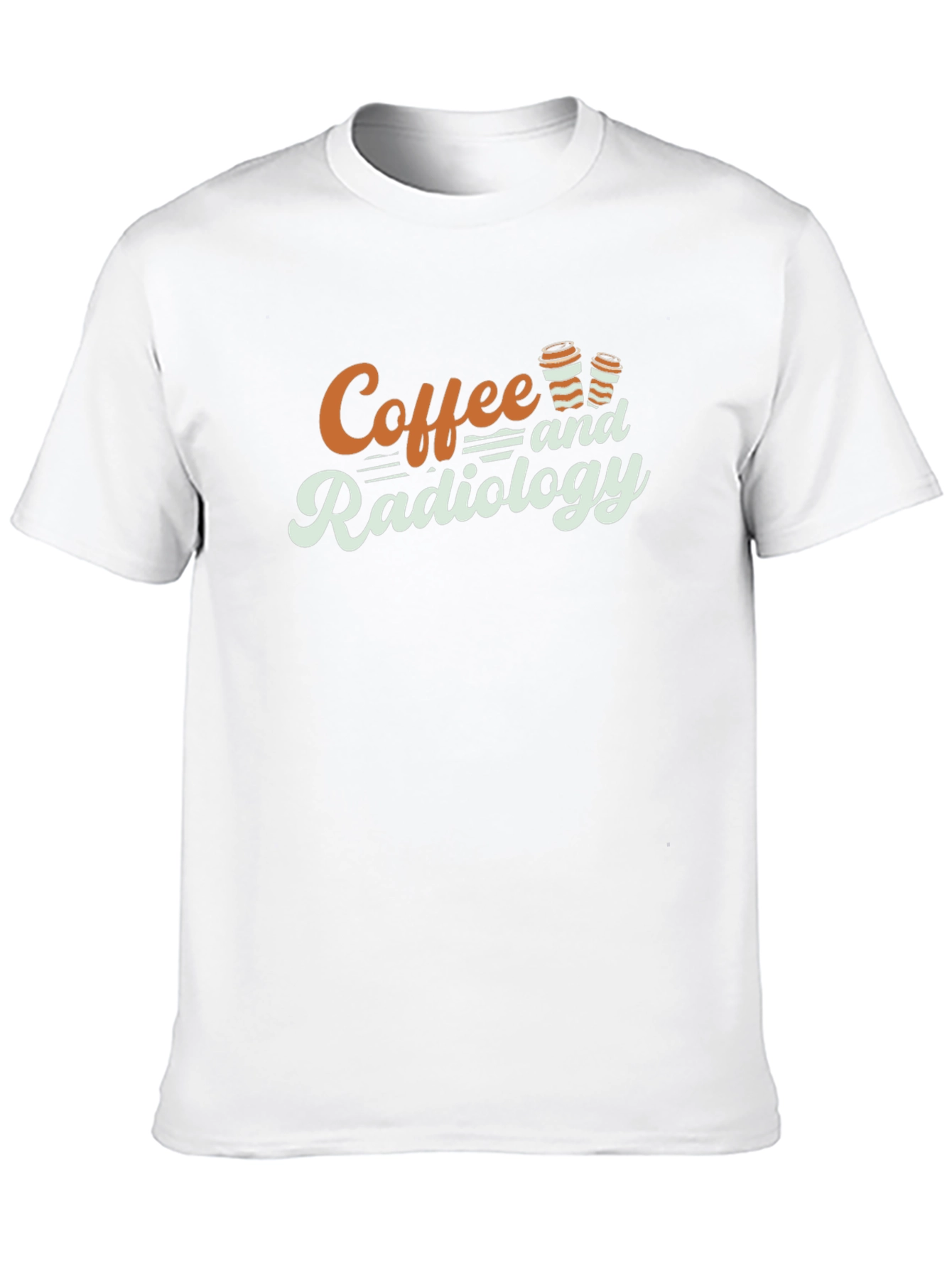 Coffee and Radiology Black Graphic Tee