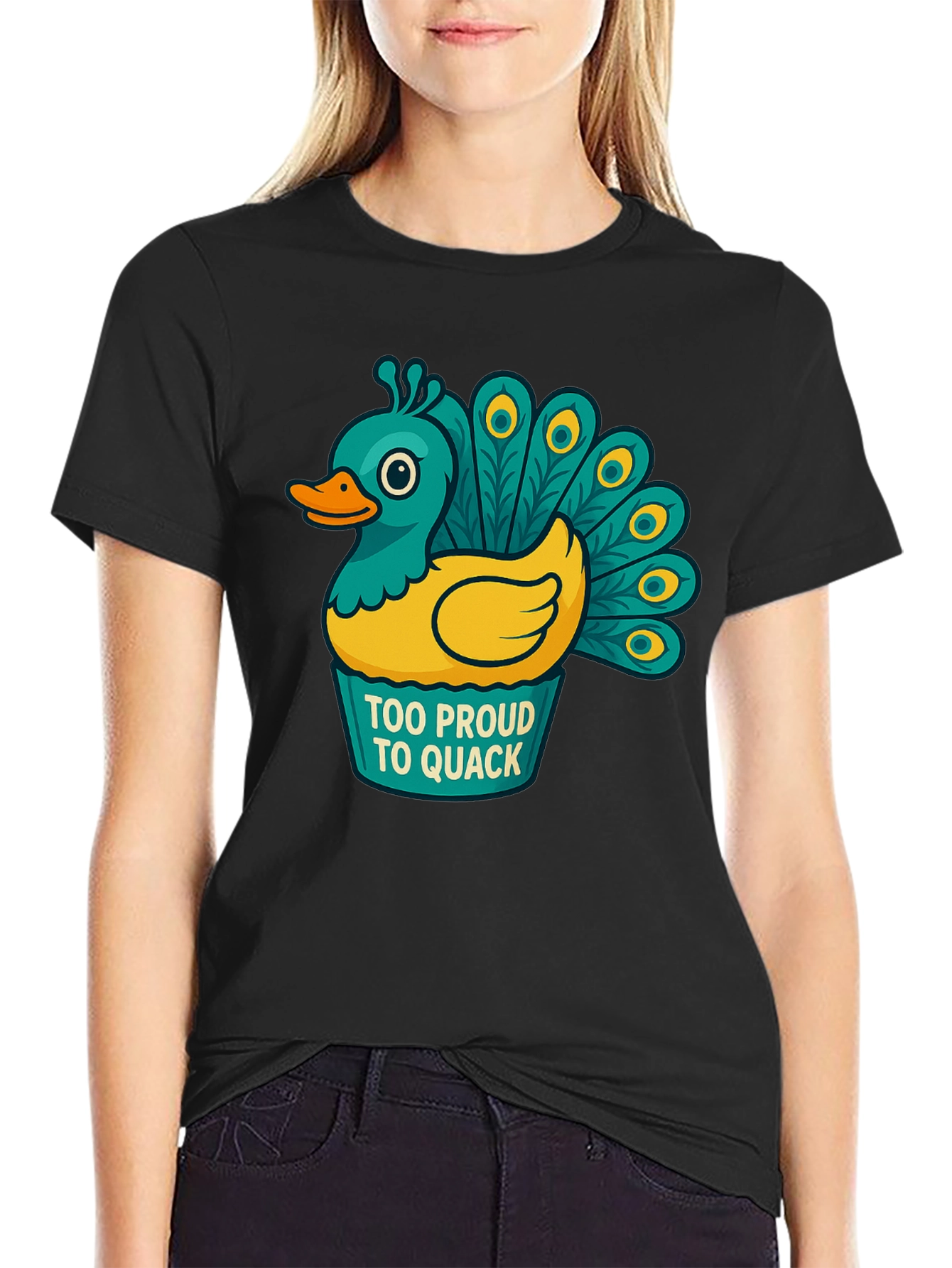 Proud Duck Graphic Tee - Cute & Funny