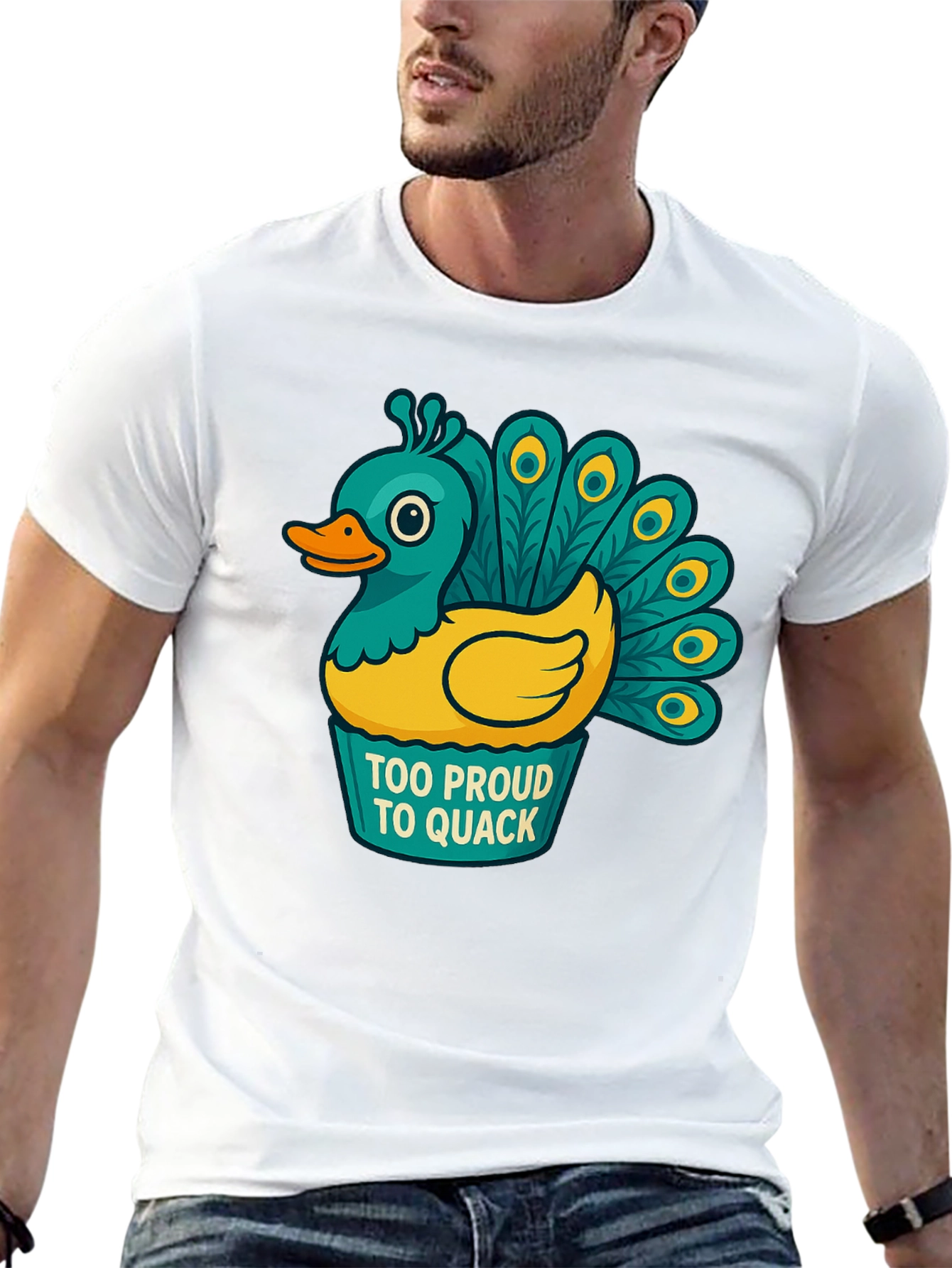 Proud Duck Graphic Tee - Cute & Funny