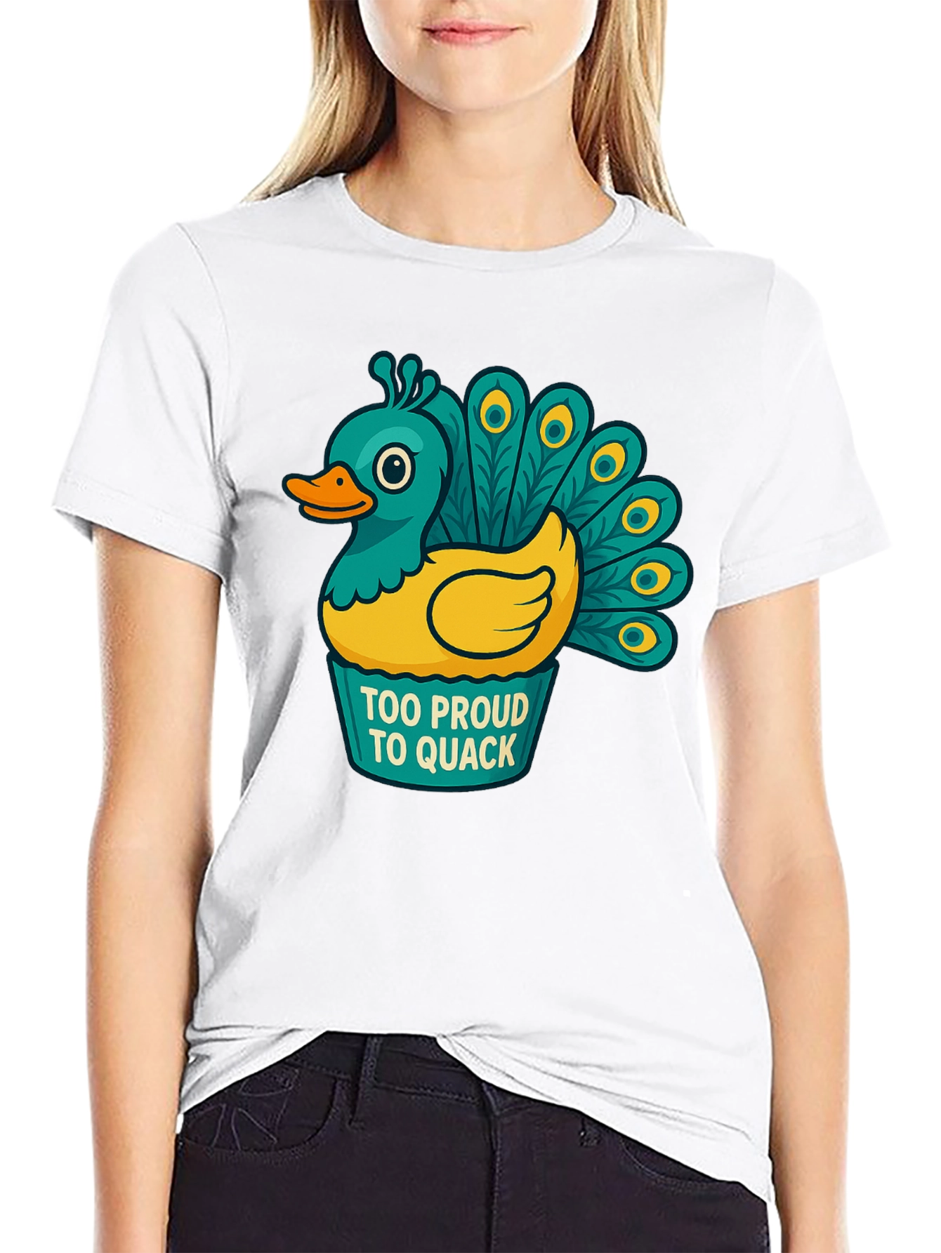Proud Duck Graphic Tee - Cute & Funny
