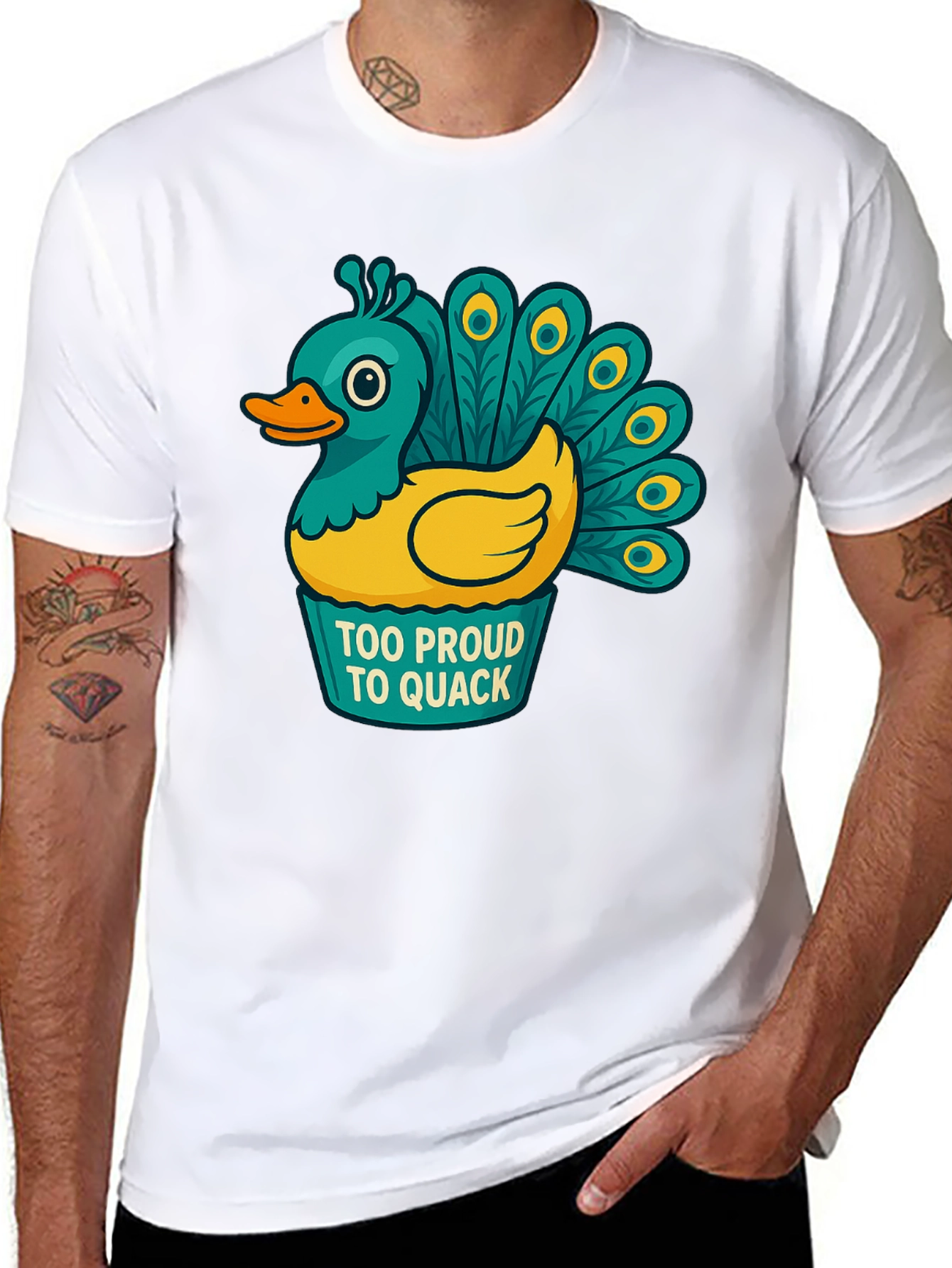 Proud Duck Graphic Tee - Cute & Funny