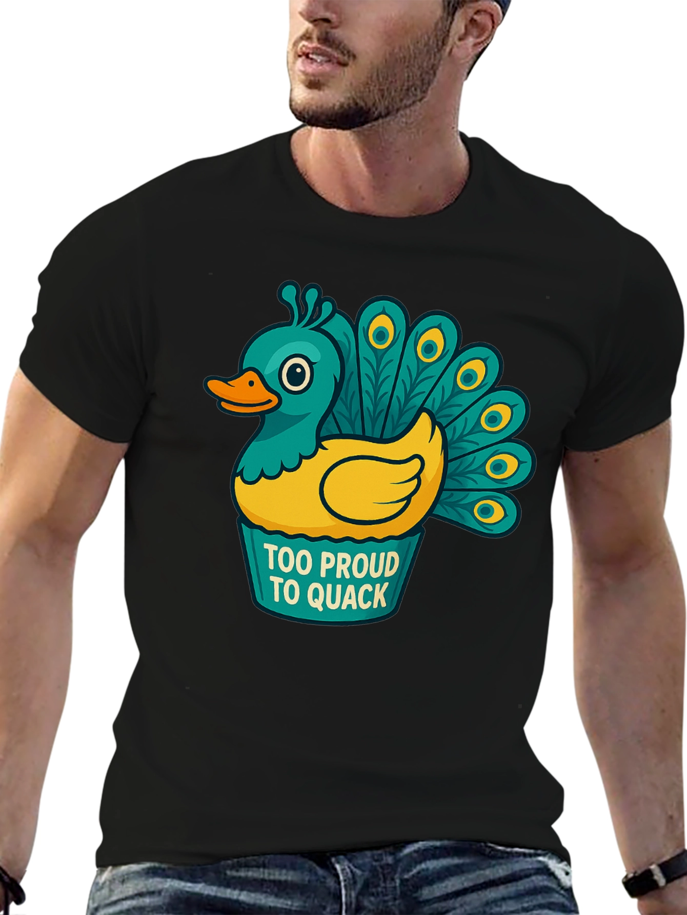Proud Duck Graphic Tee - Cute & Funny