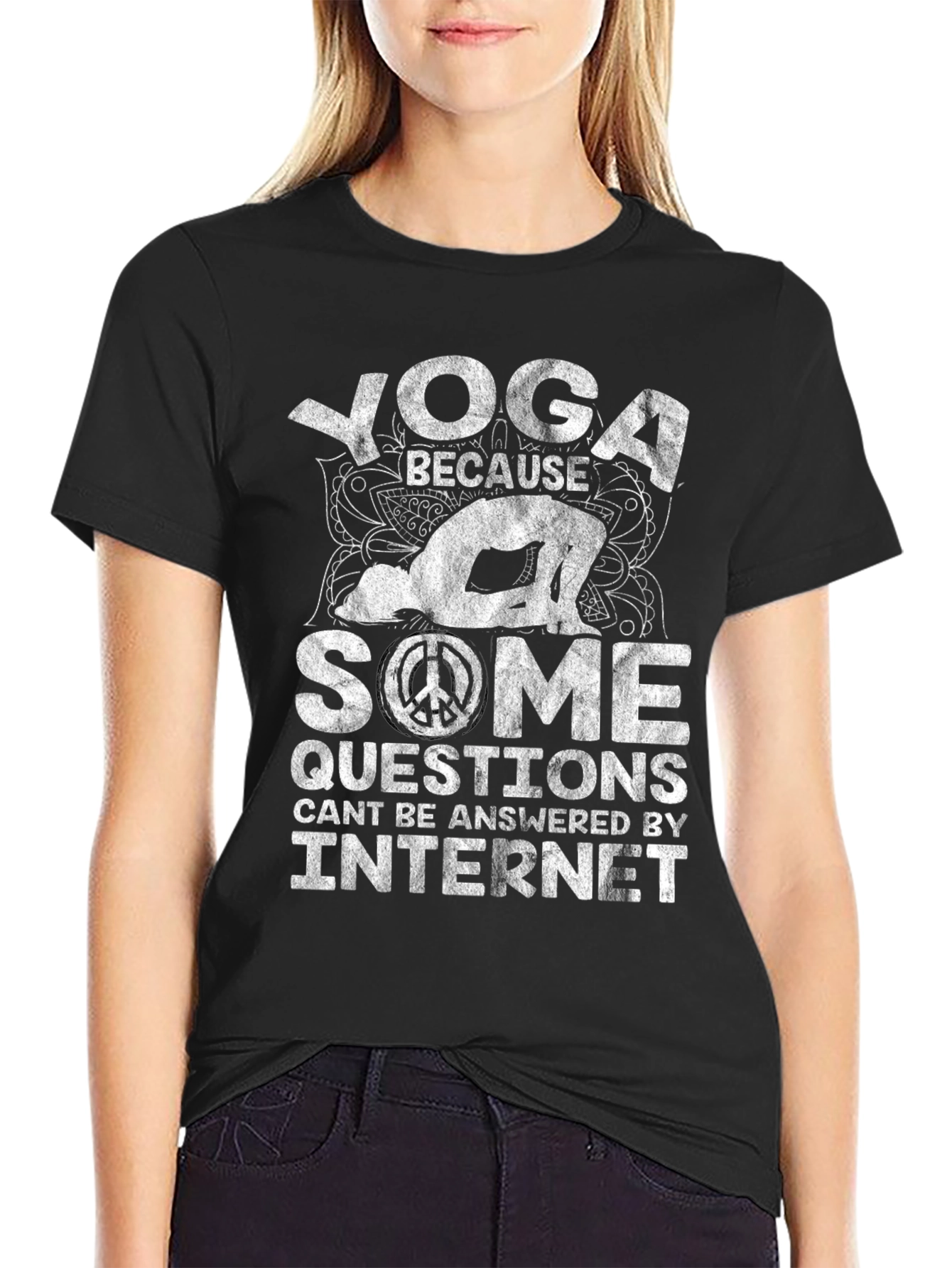 Yoga Because Some Questions T-Shirt