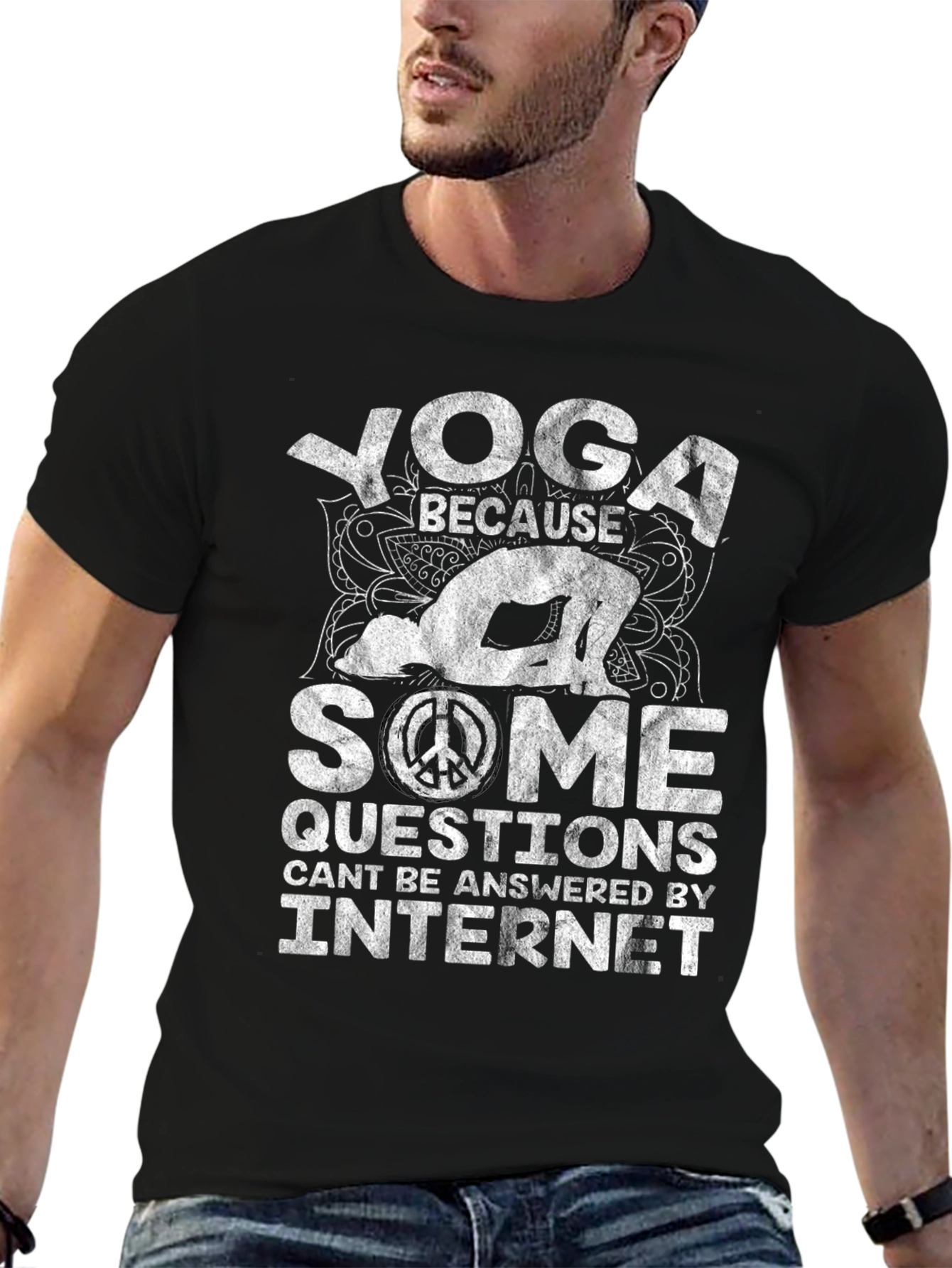 Yoga Because Some Questions T-Shirt