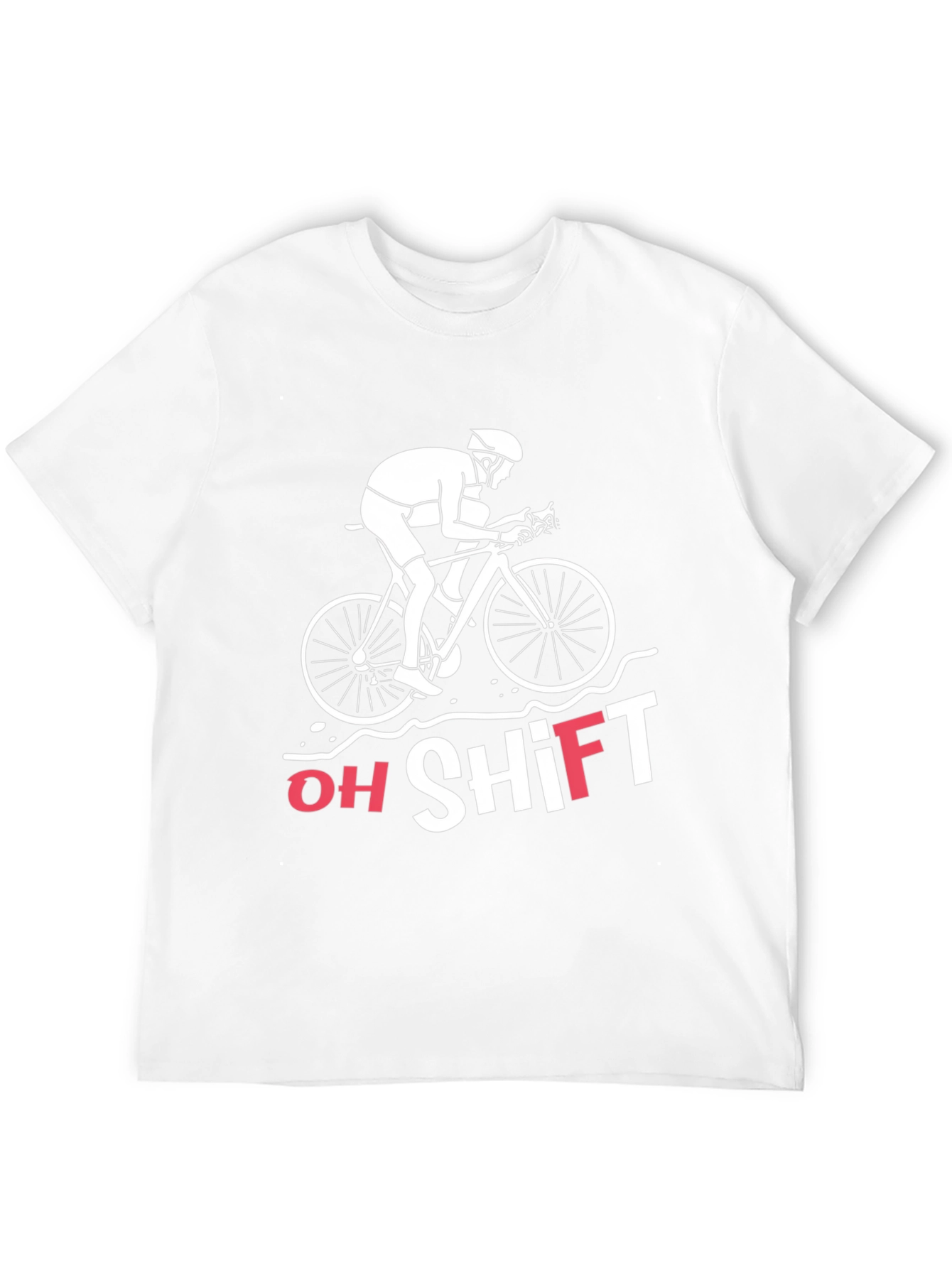 Oh Shift! Cyclist Graphic Tee - Black