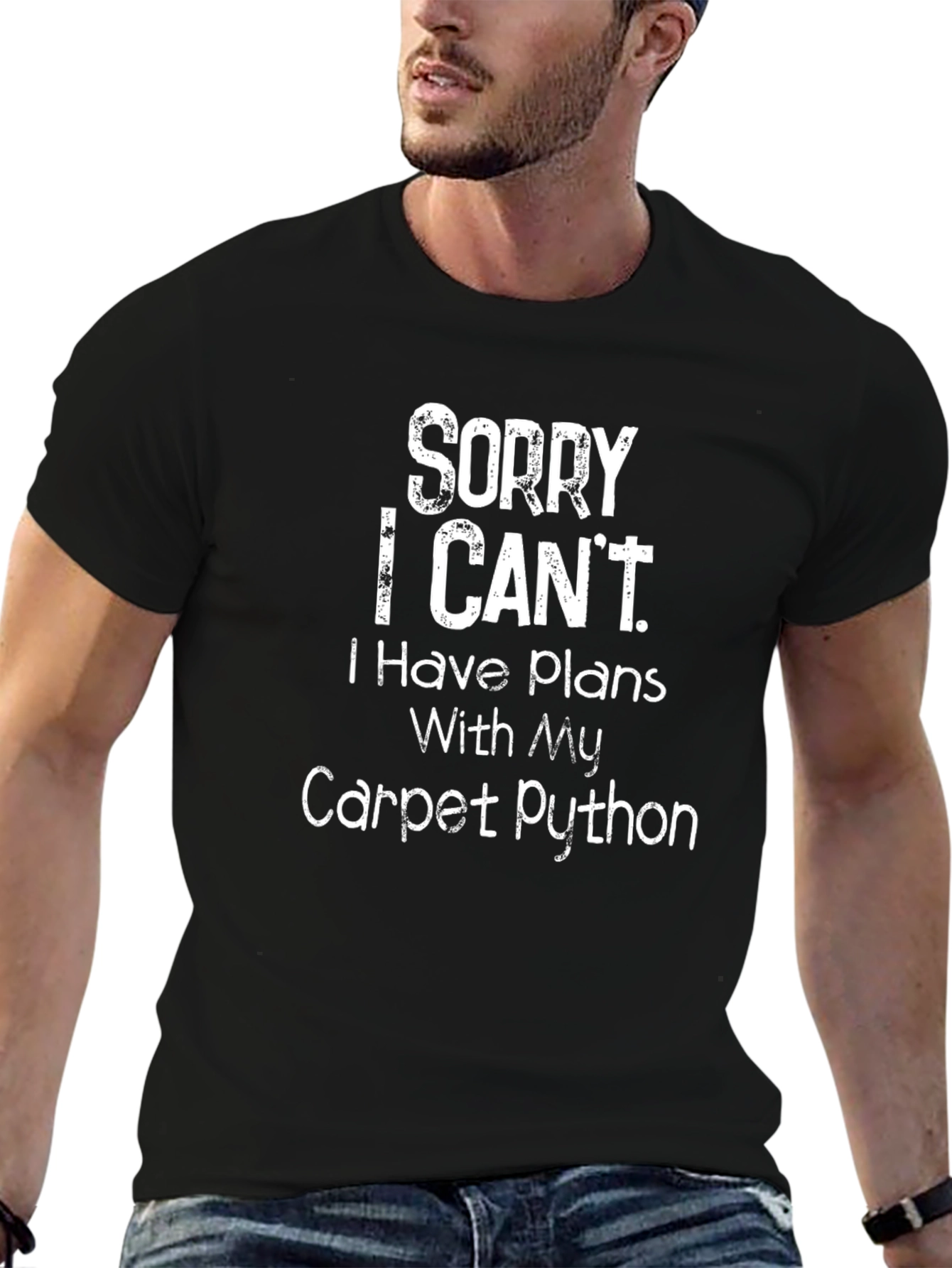 Sorry I Cant Carpet Python T-Shirt