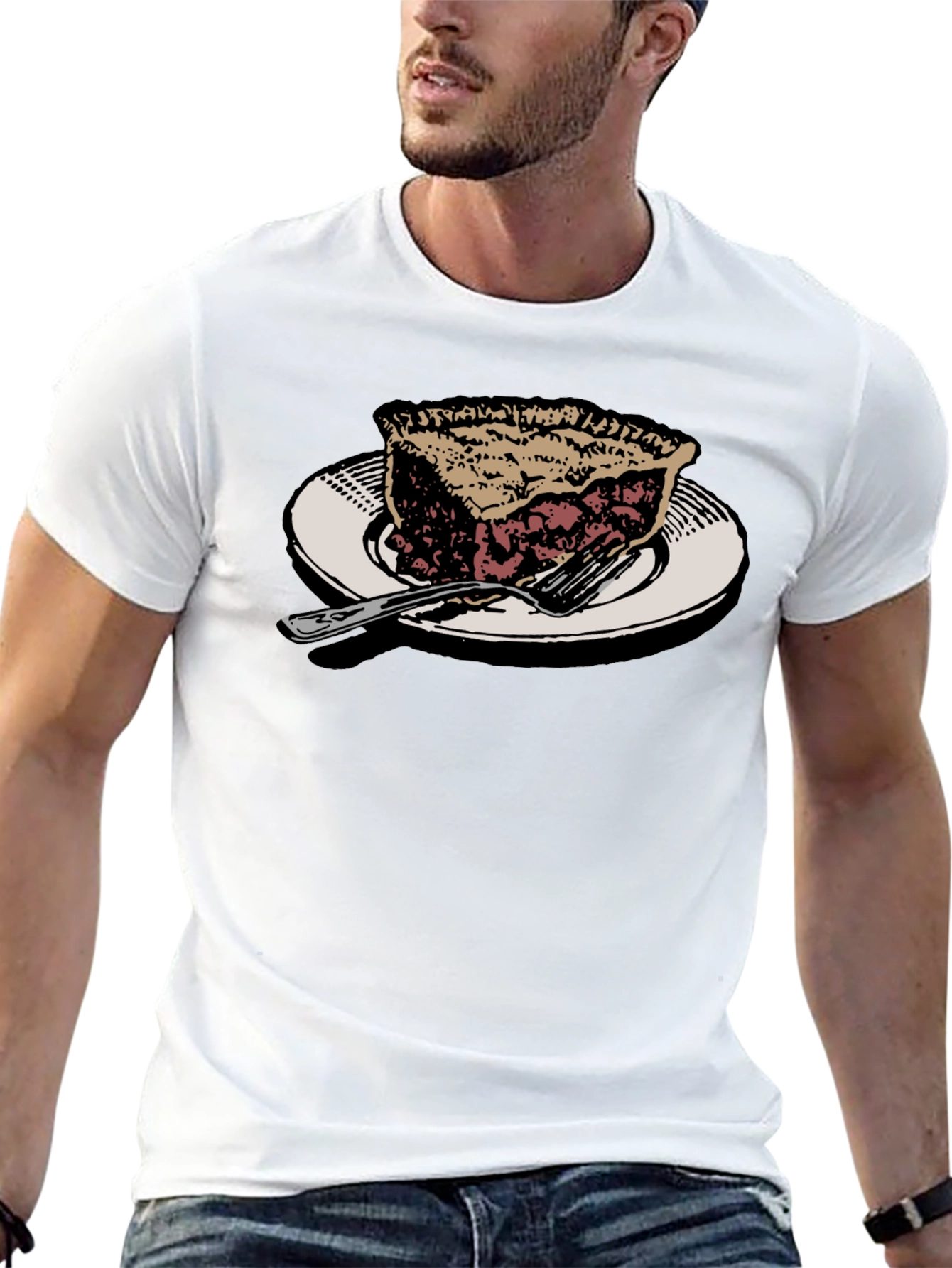 Pie Graphic T-Shirt - Delicious Design!