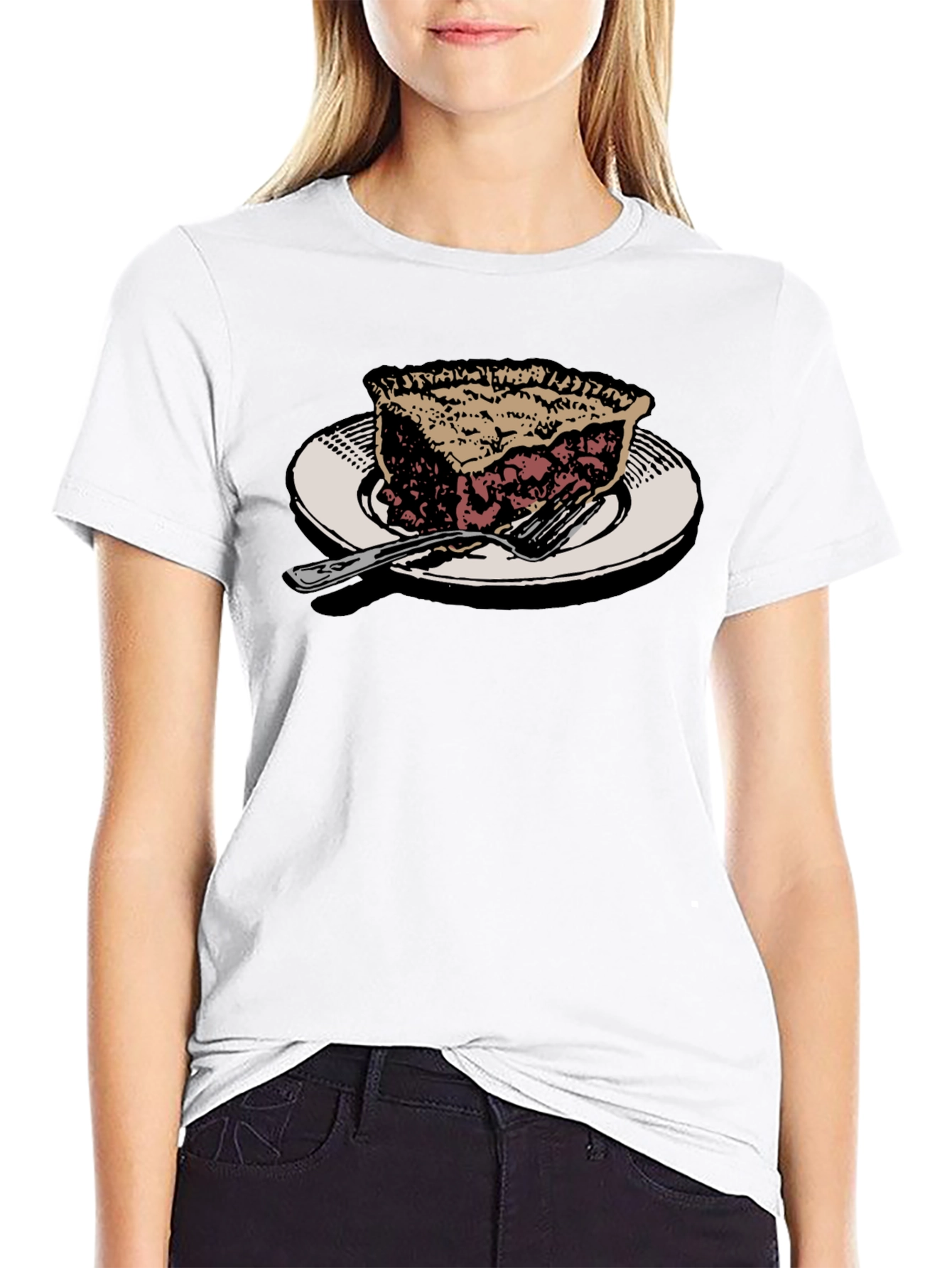 Pie Graphic T-Shirt - Delicious Design!