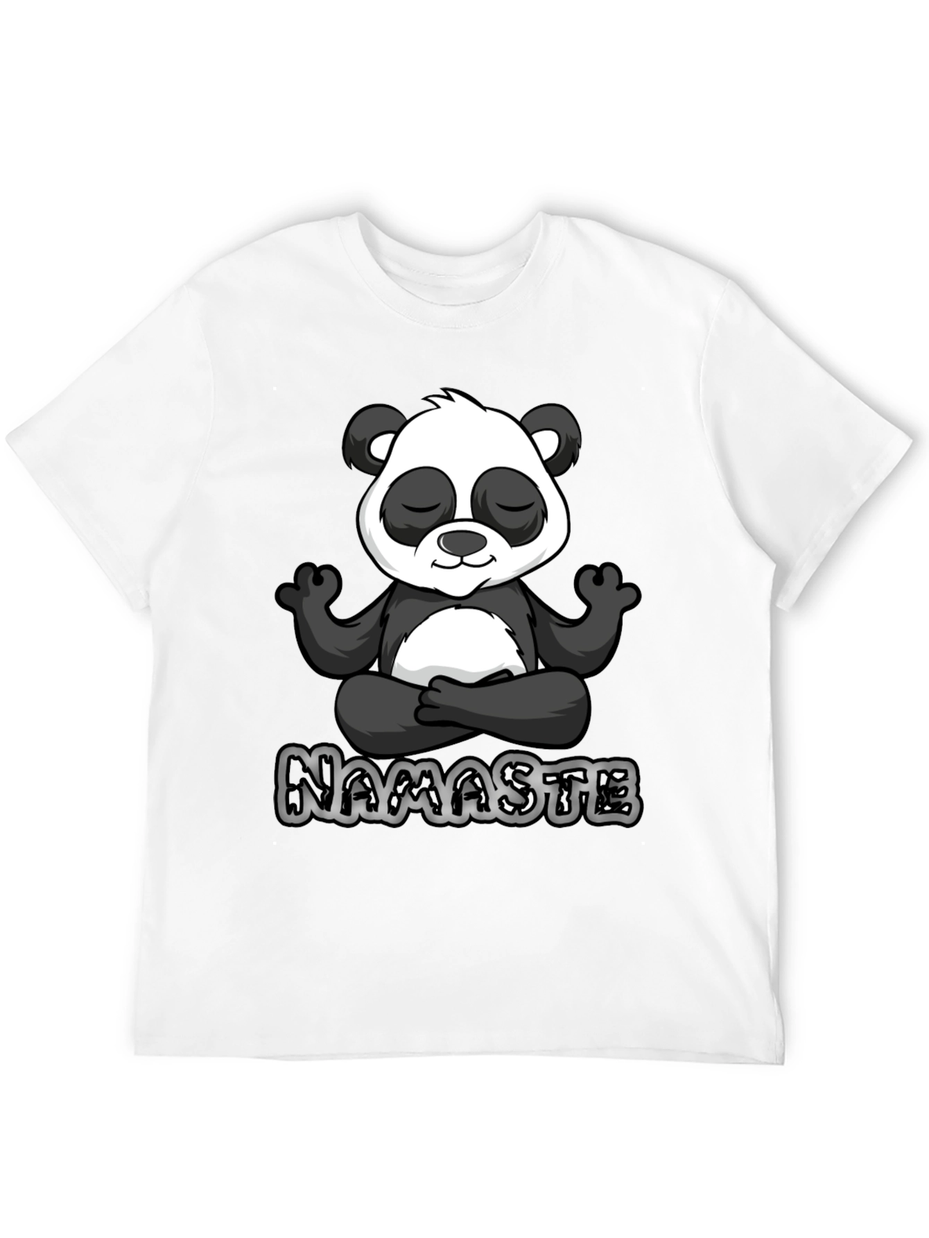 Namaste Panda Black T-Shirt