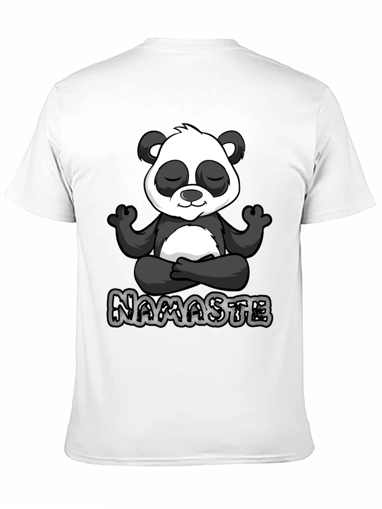 Namaste Panda Black T-Shirt