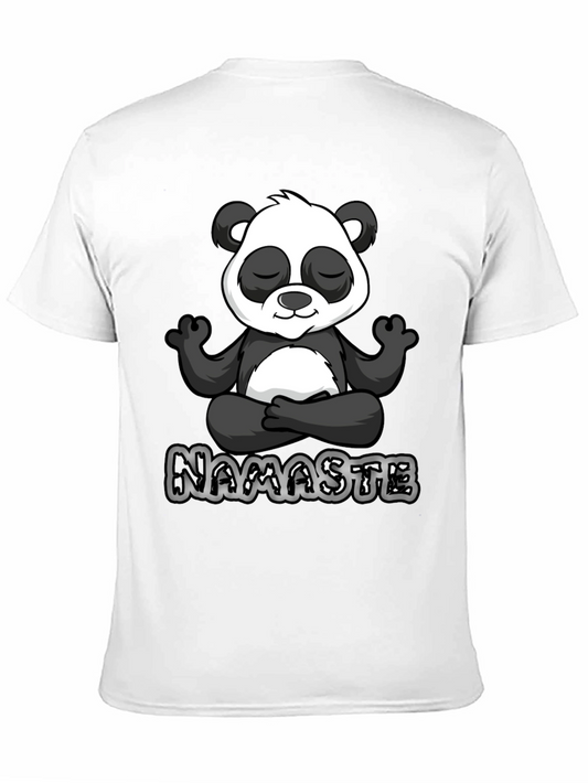 Namaste Panda Black T-Shirt
