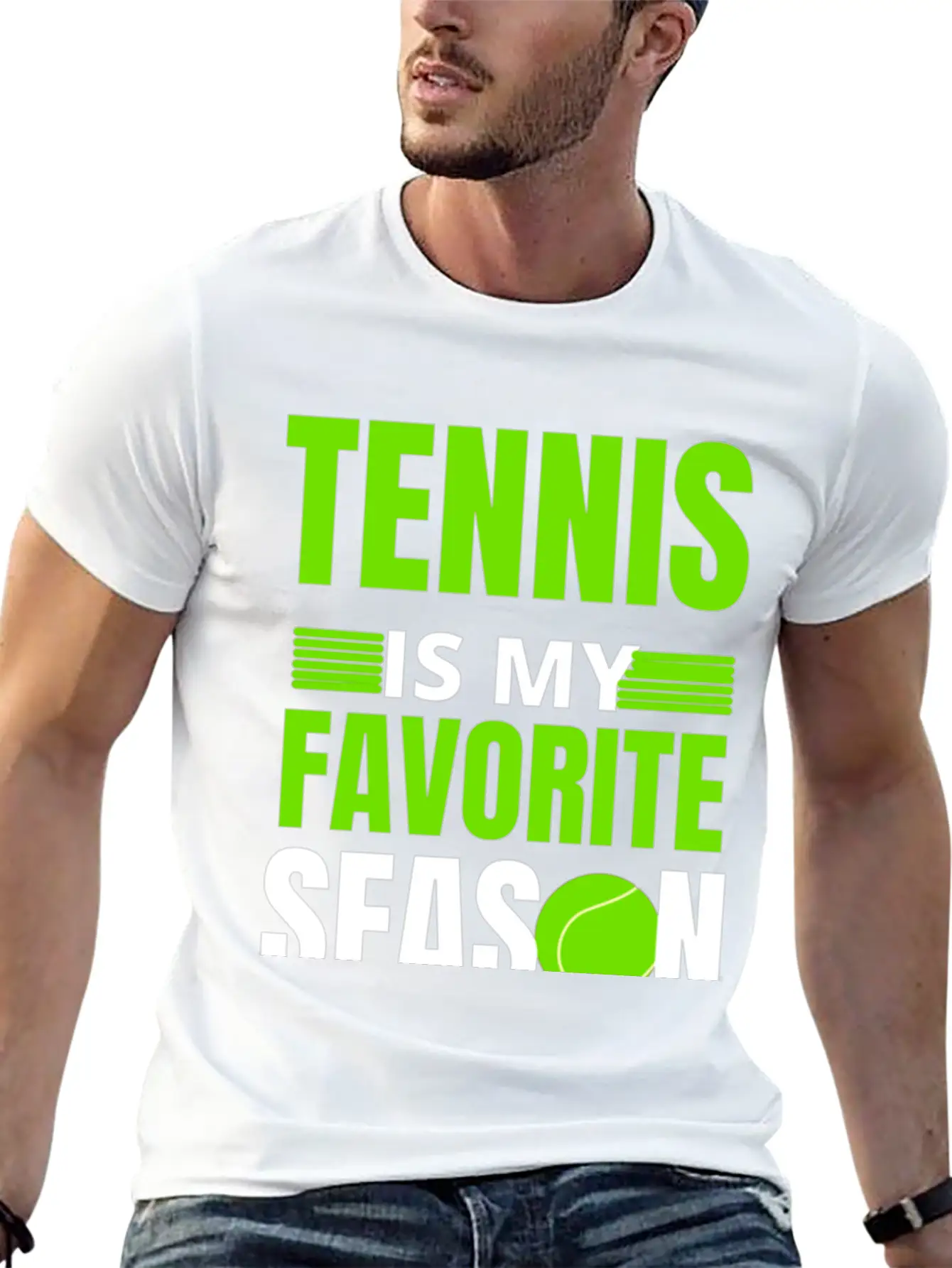 Tennis Is My Favorite Season Unisex Casual T-Shirt – Clean Design For Daily Comfort