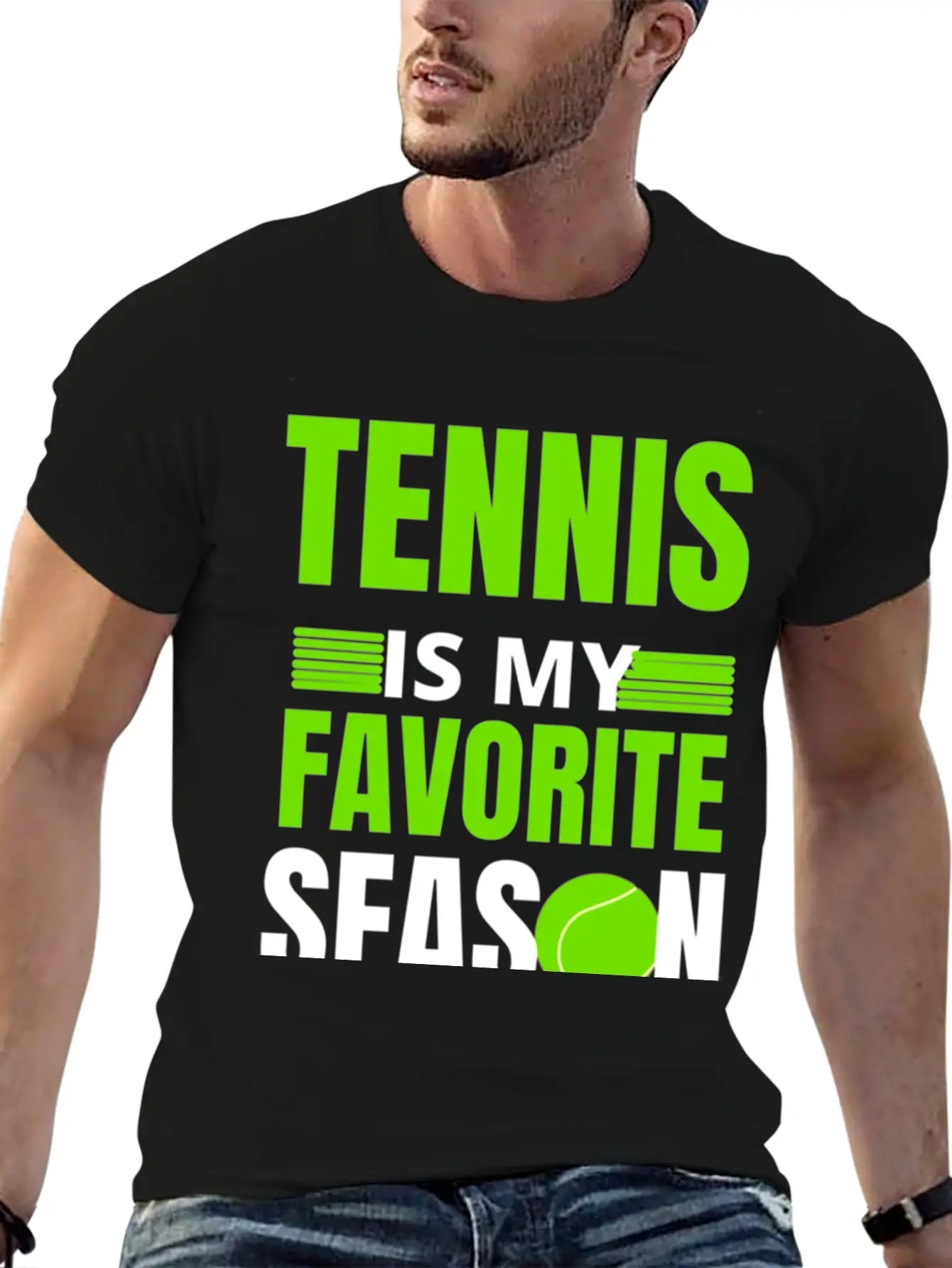 Tennis Is My Favorite Season Unisex Casual T-Shirt – Clean Design For Daily Comfort