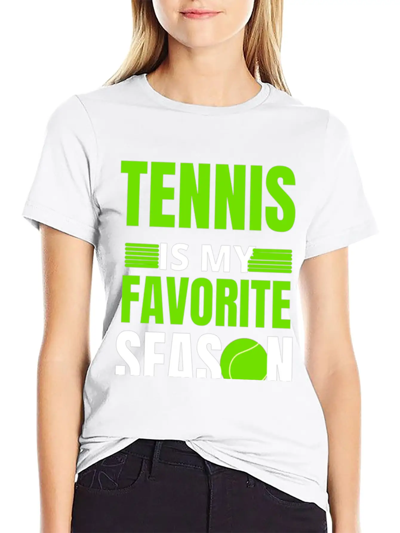 Tennis Is My Favorite Season Unisex Casual T-Shirt – Clean Design For Daily Comfort